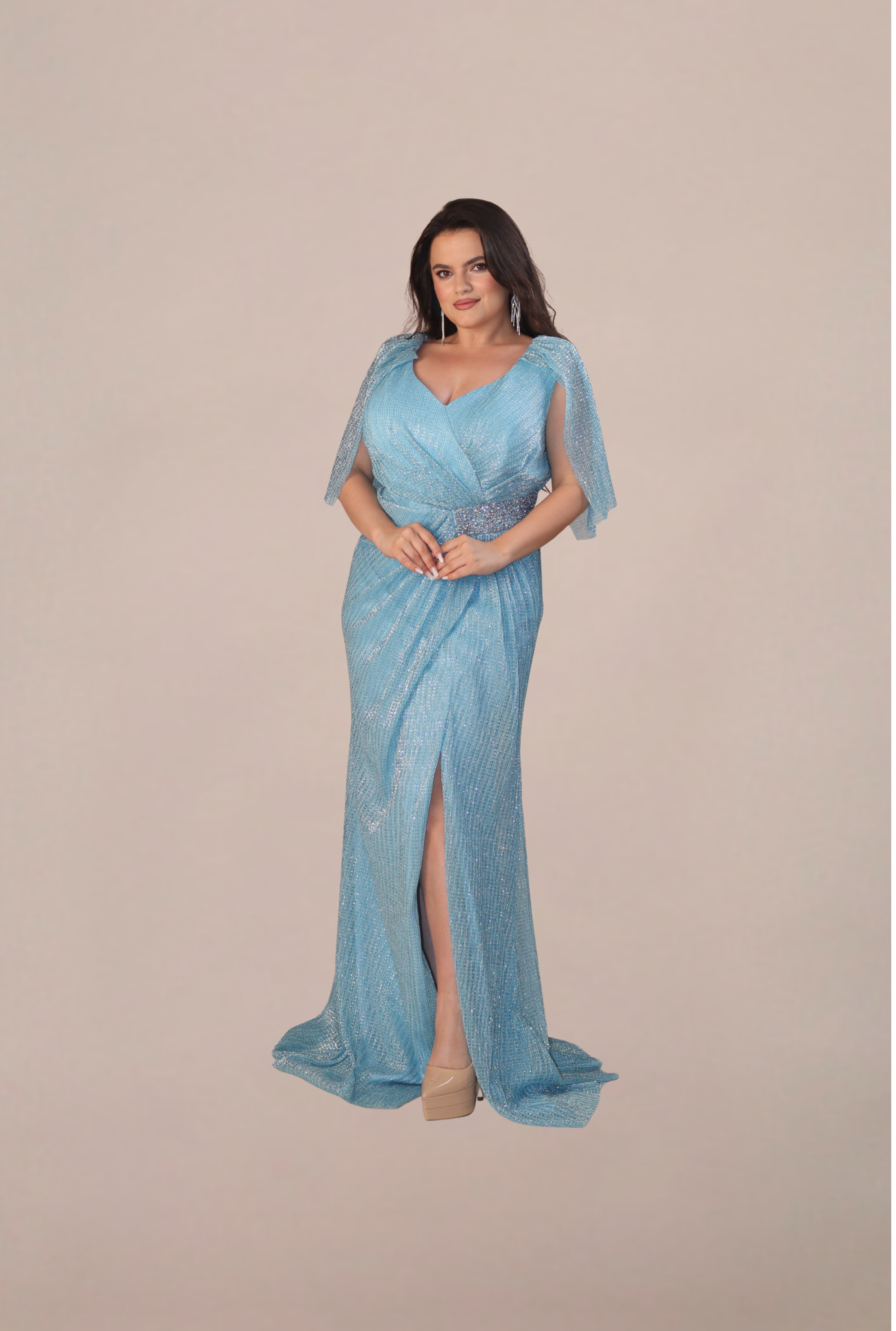 Rochie Eleganta “Marsilia”, Turcoaz