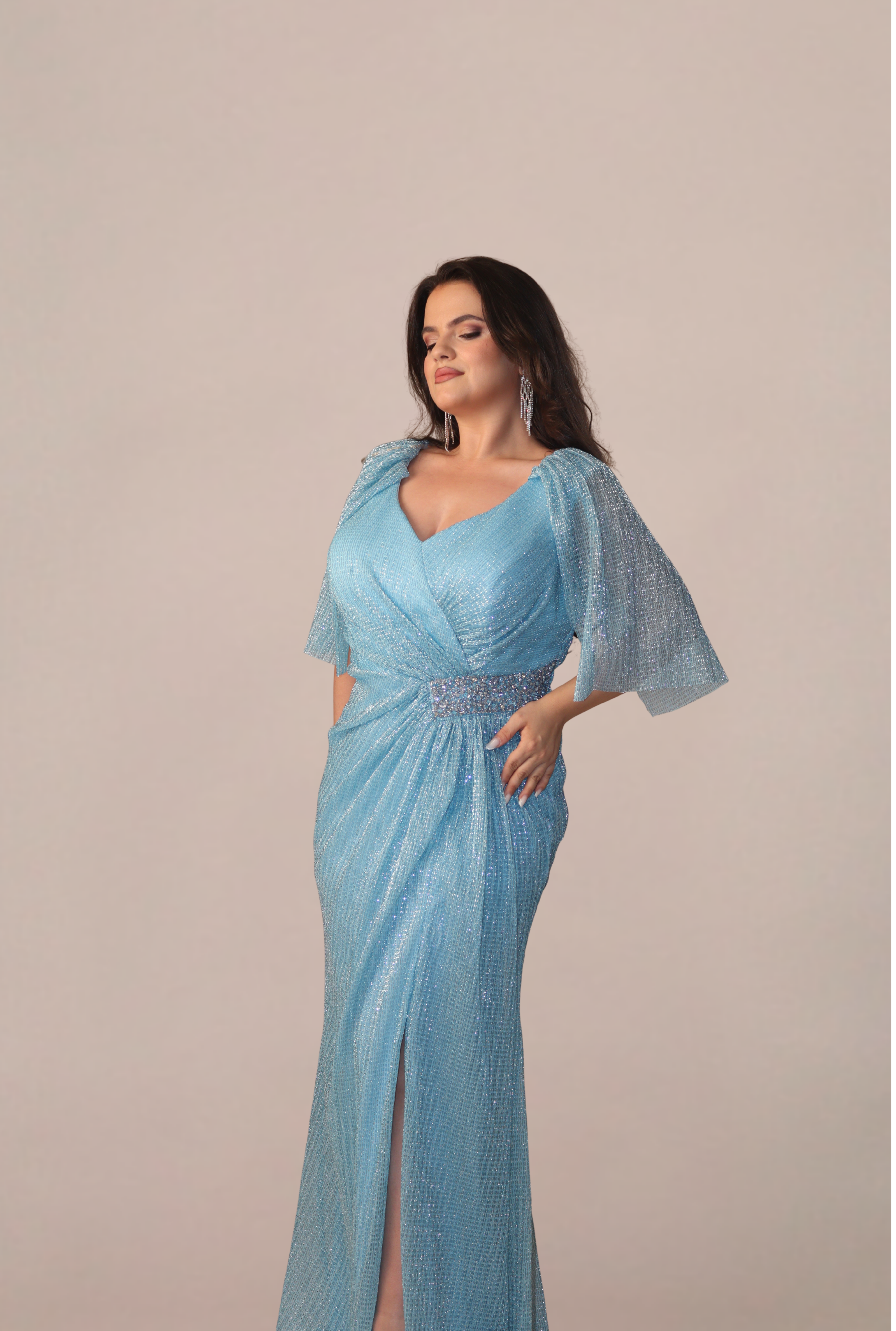 Rochie Eleganta “Marsilia”, Turcoaz