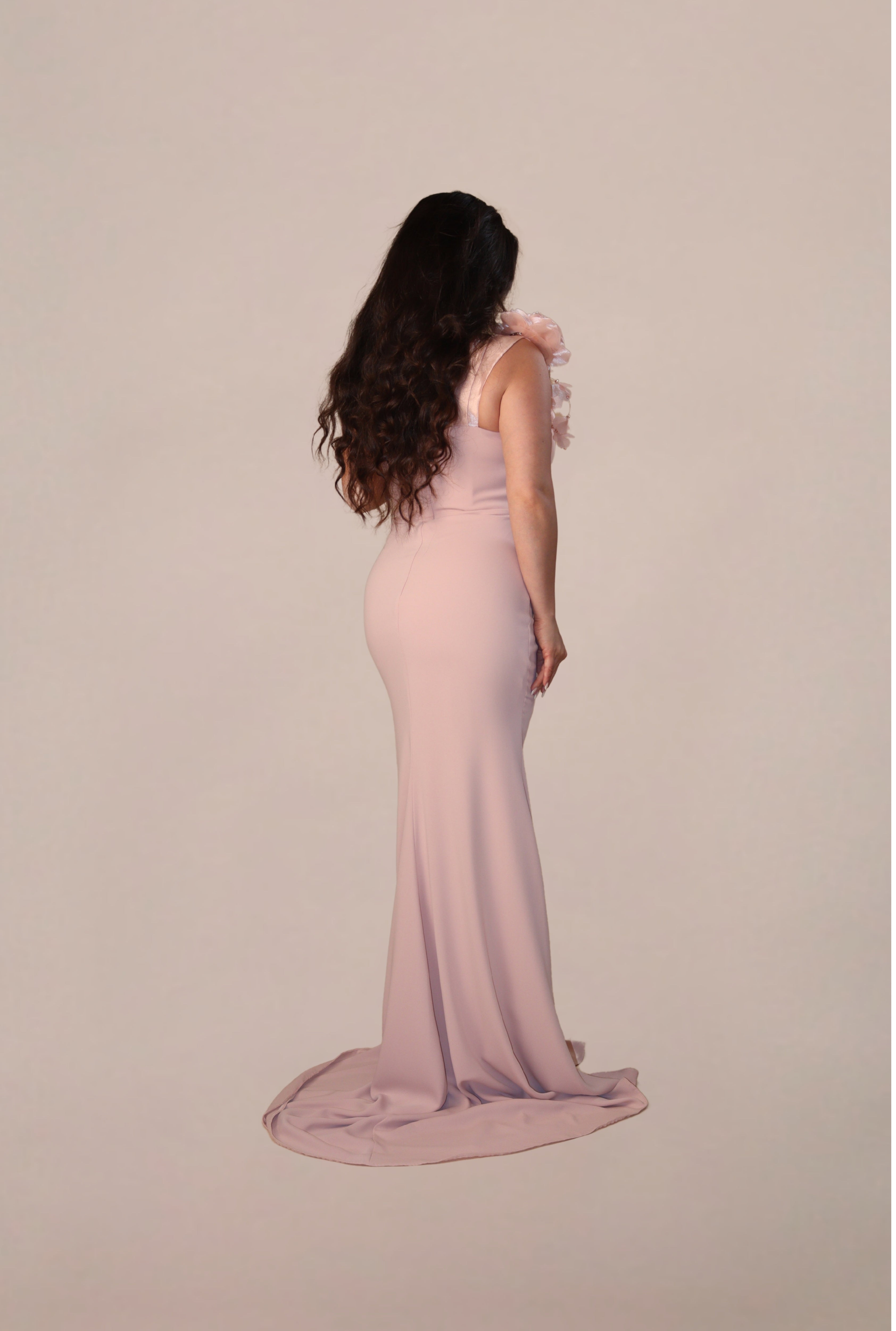 Rochie Eleganta “Begonia”, Roz