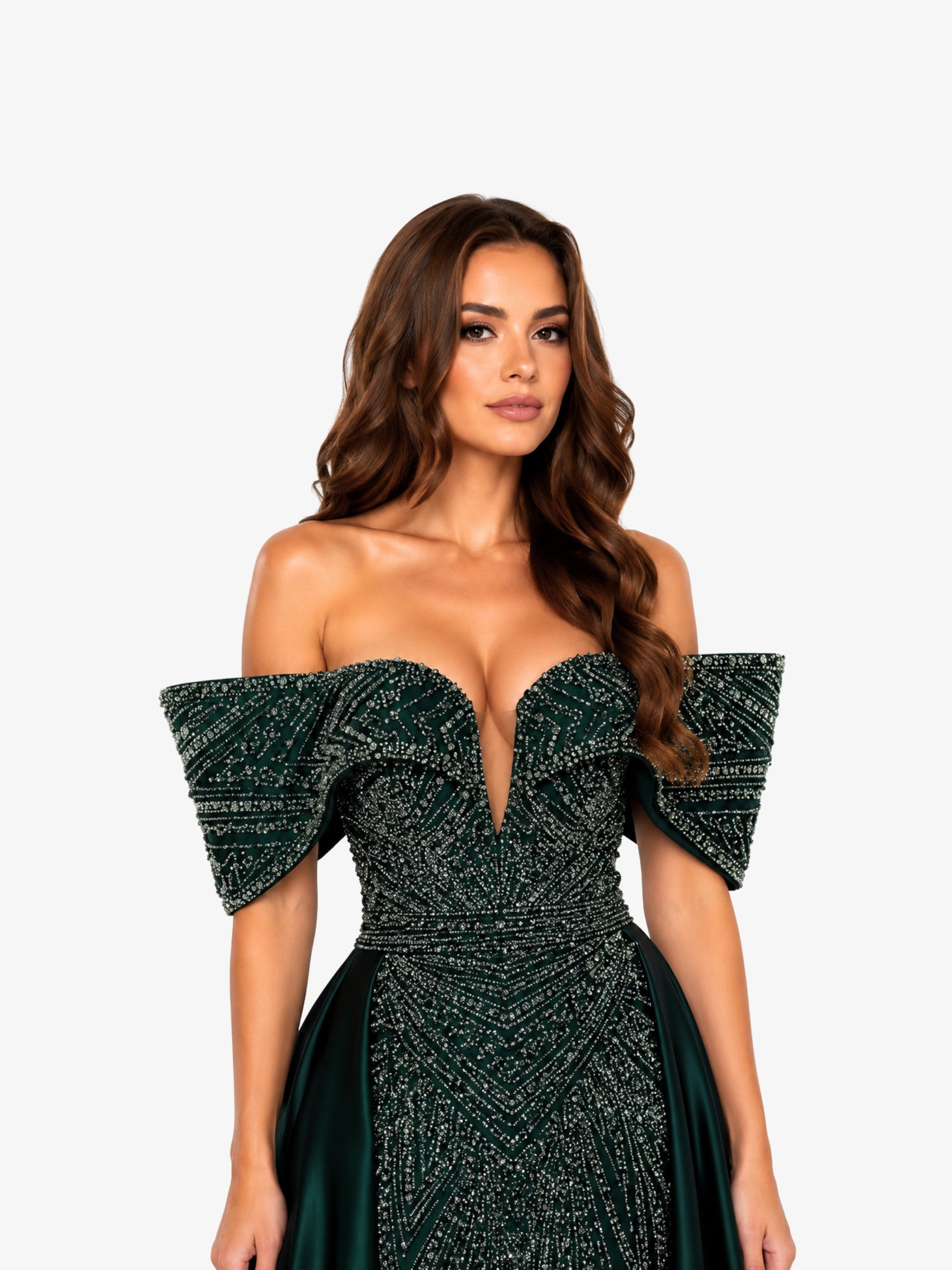 Rochie Lunga “Daiana” Regal, Verde - (Video)