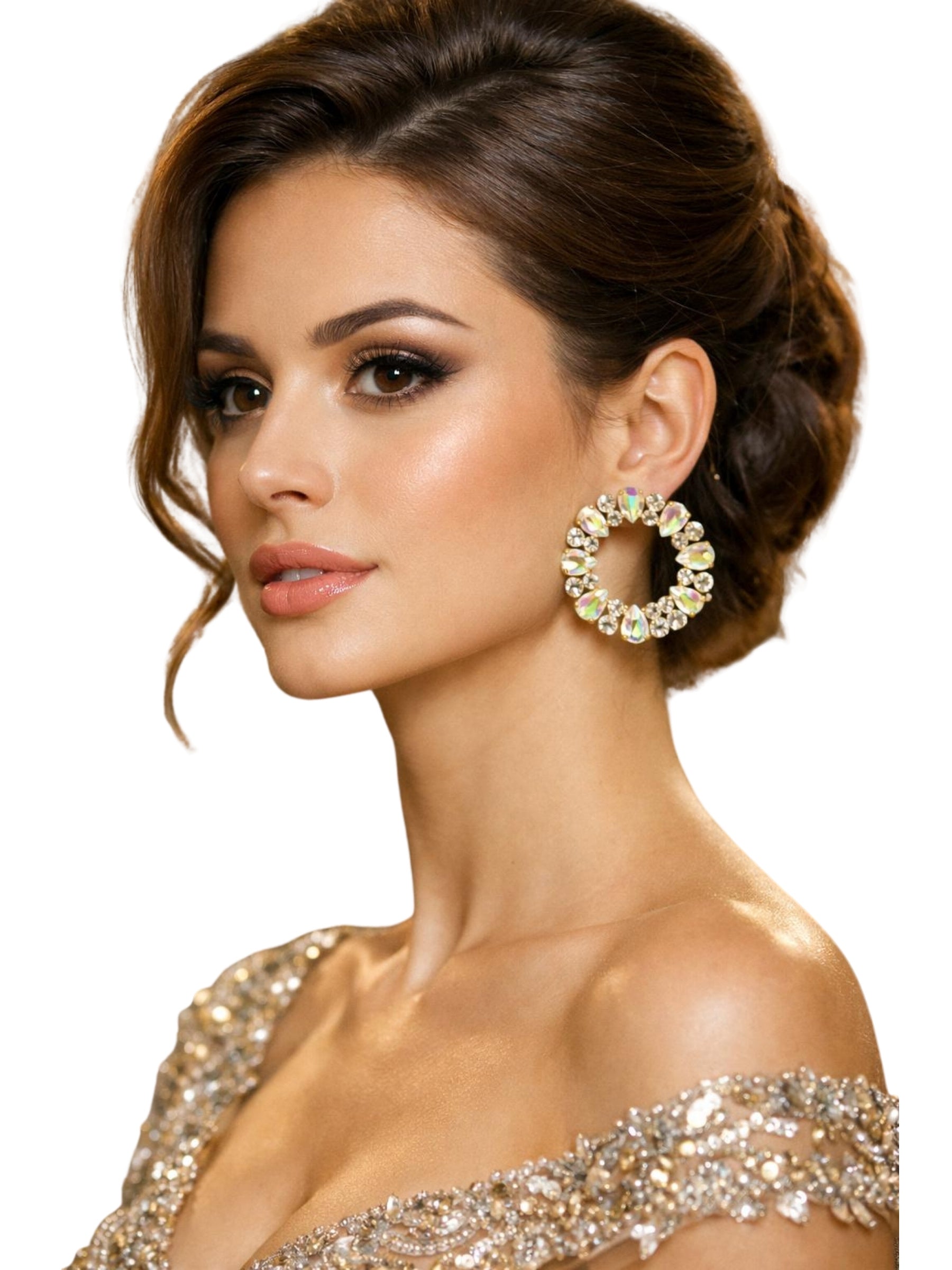 Cercei Eleganti “Oihwa”, Argintii