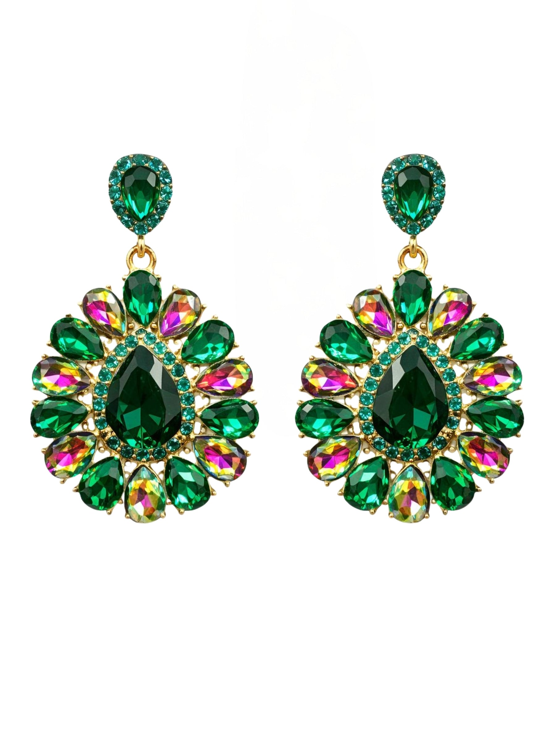 Cercei Eleganti “Peru”, Verde