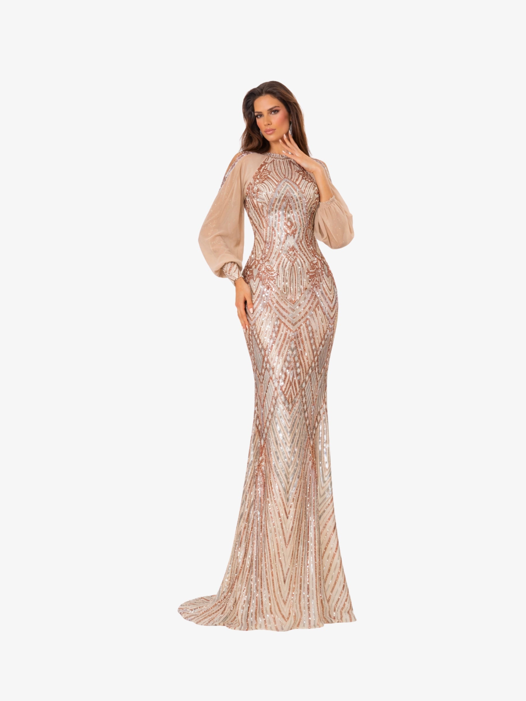 Rochie Tip Sirena "Siena", Aurie