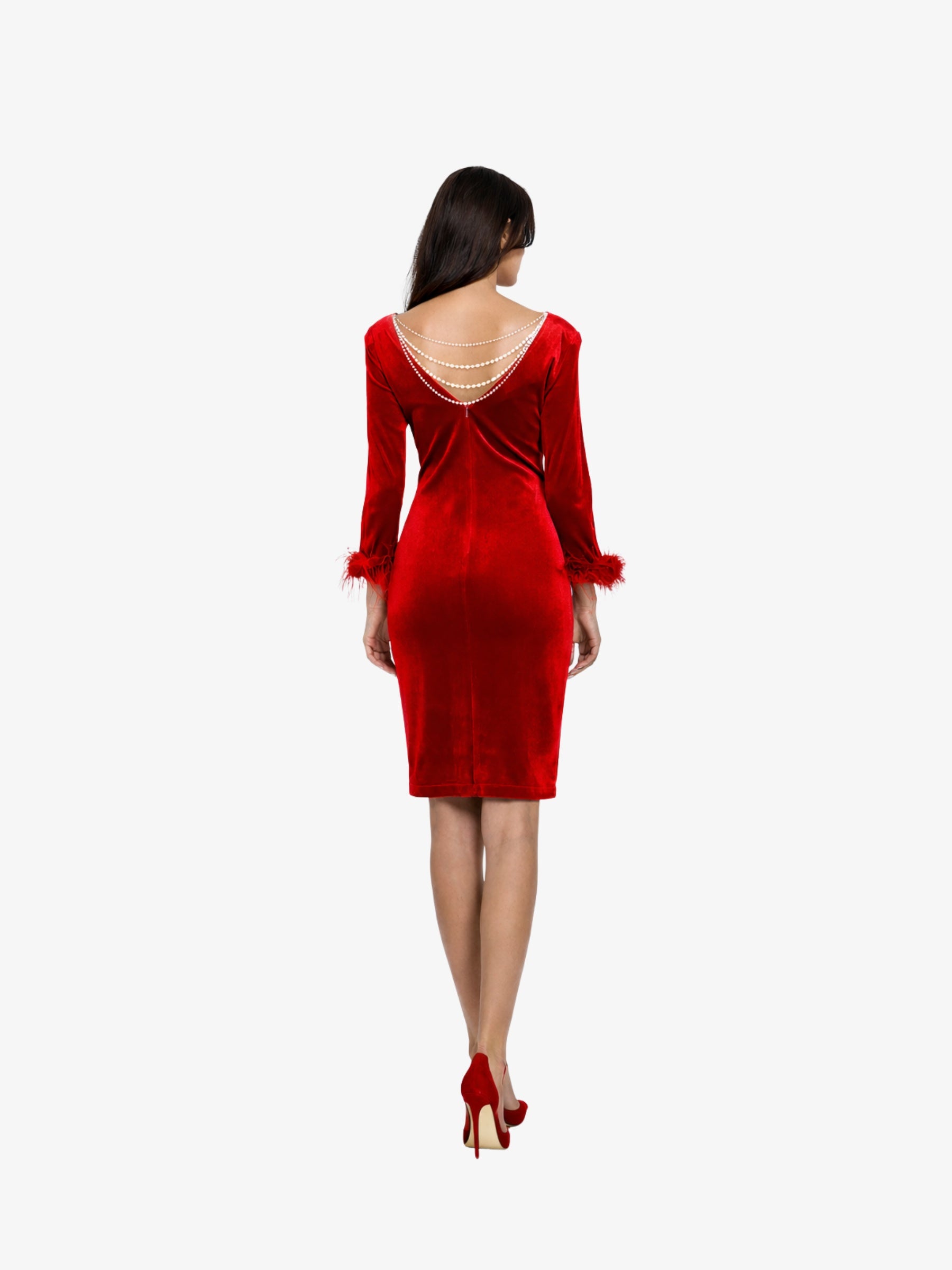 Rochie Midi "Santa", Rosie