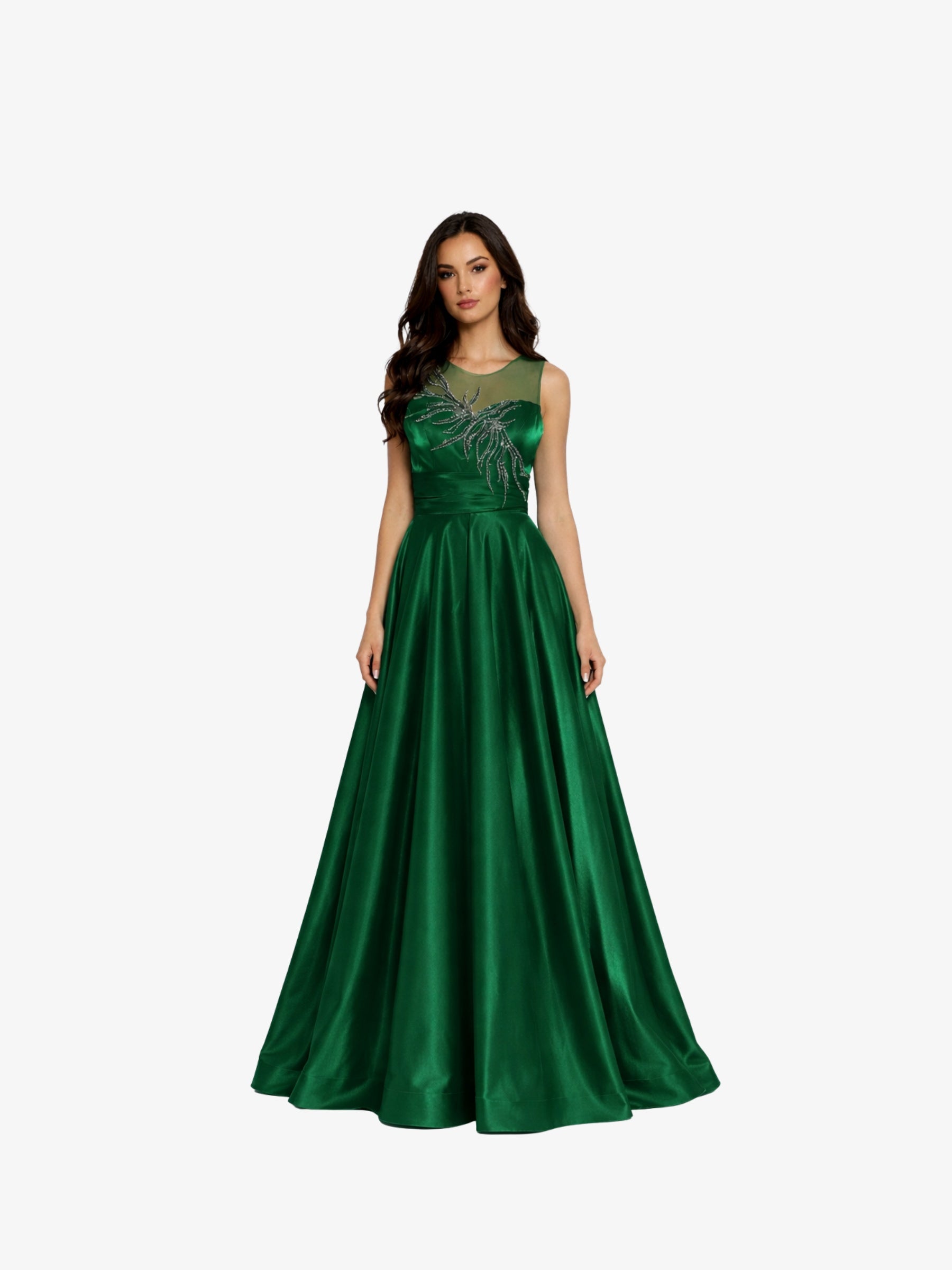 Rochie Lunga "Nelly", Verde