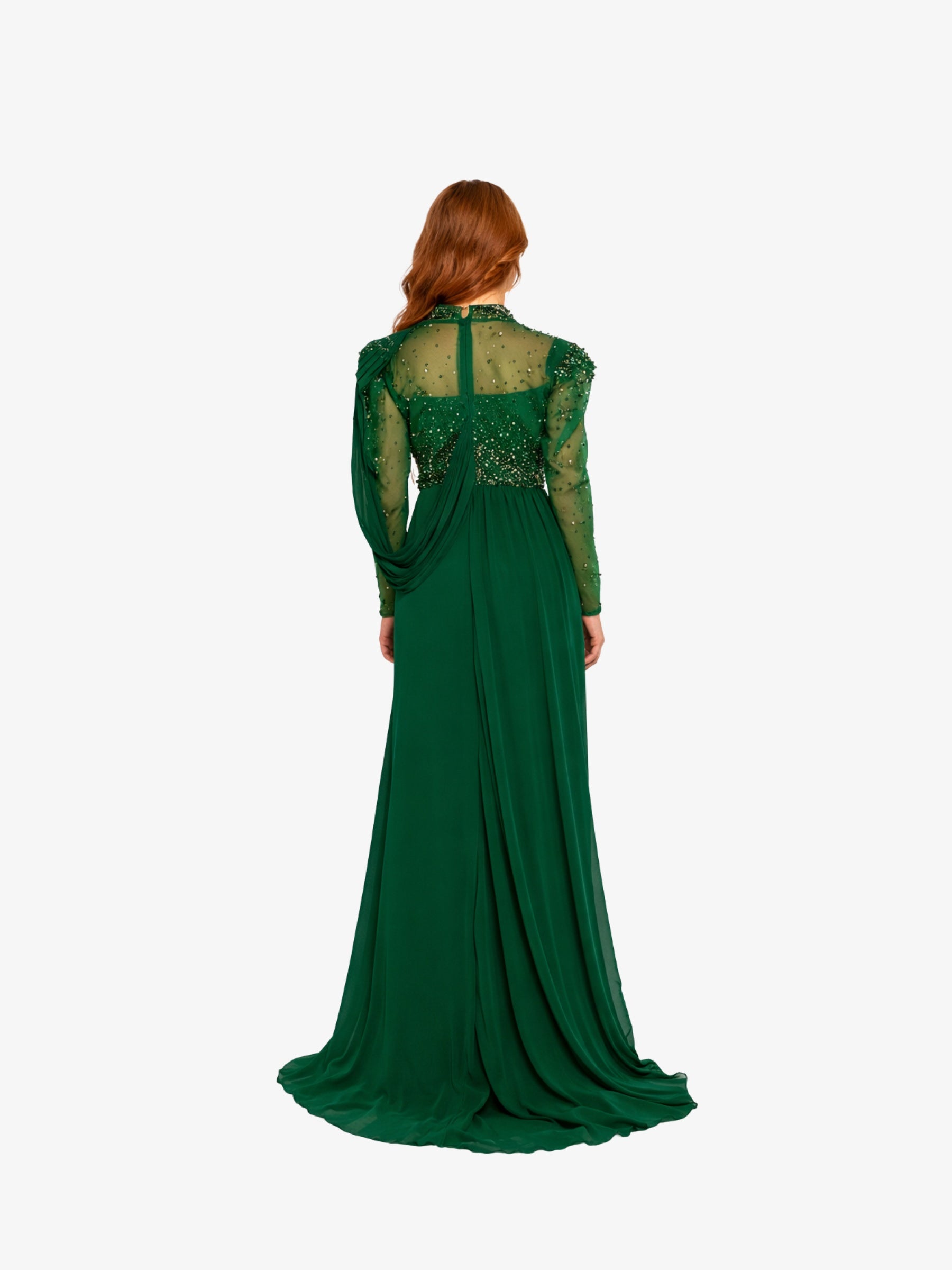 Rochie Lunga "Sahara", Verde