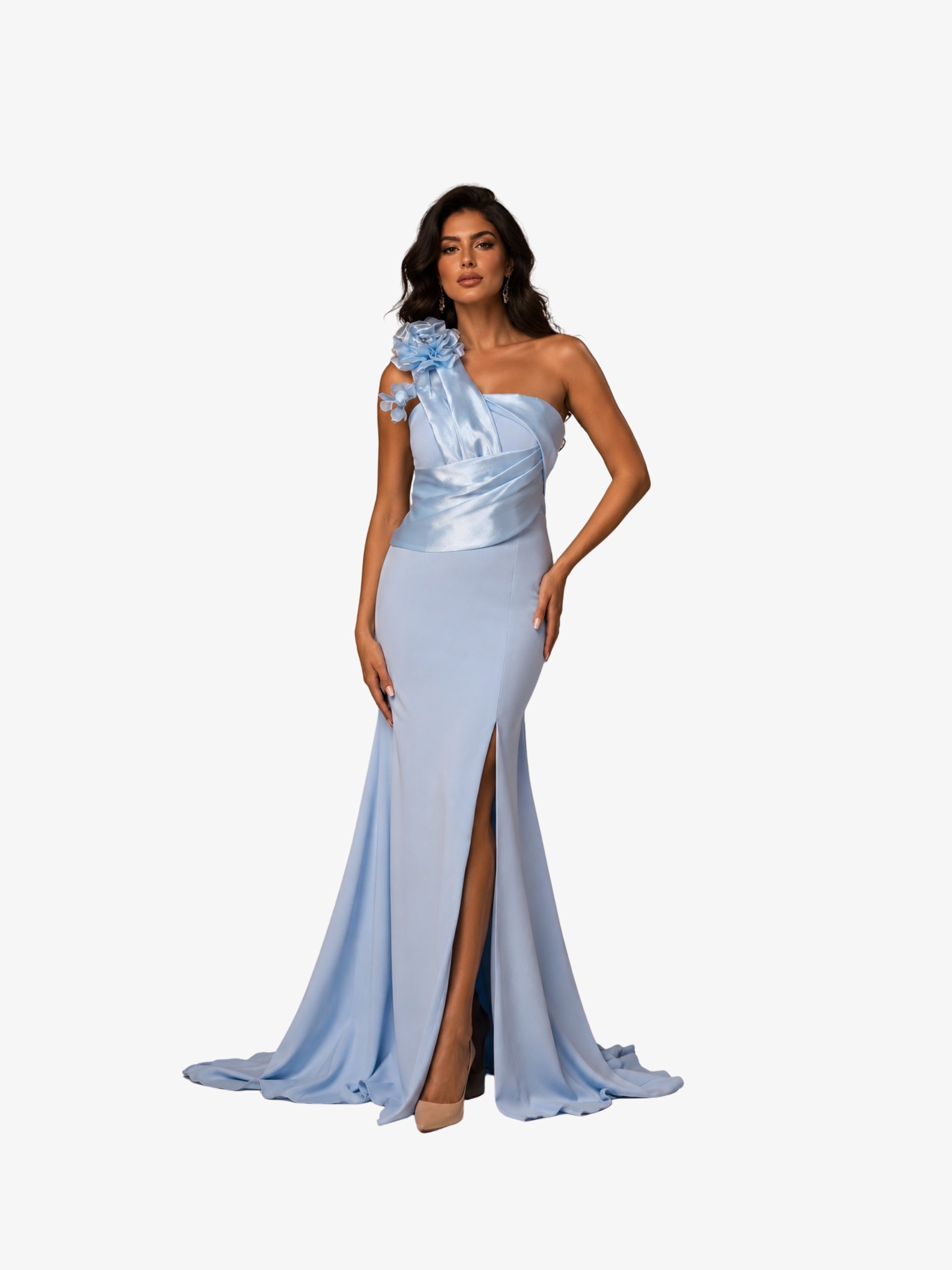 Rochie Eleganta “Begonia”, Albastru