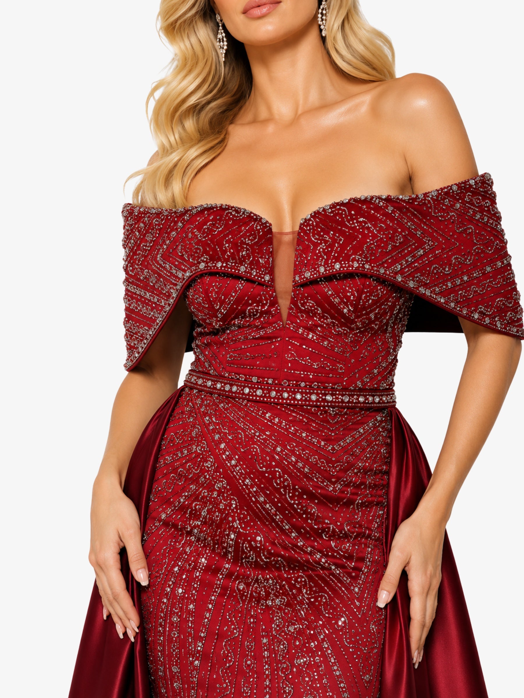Rochie Lunga "Daiana" Regal, Rosu