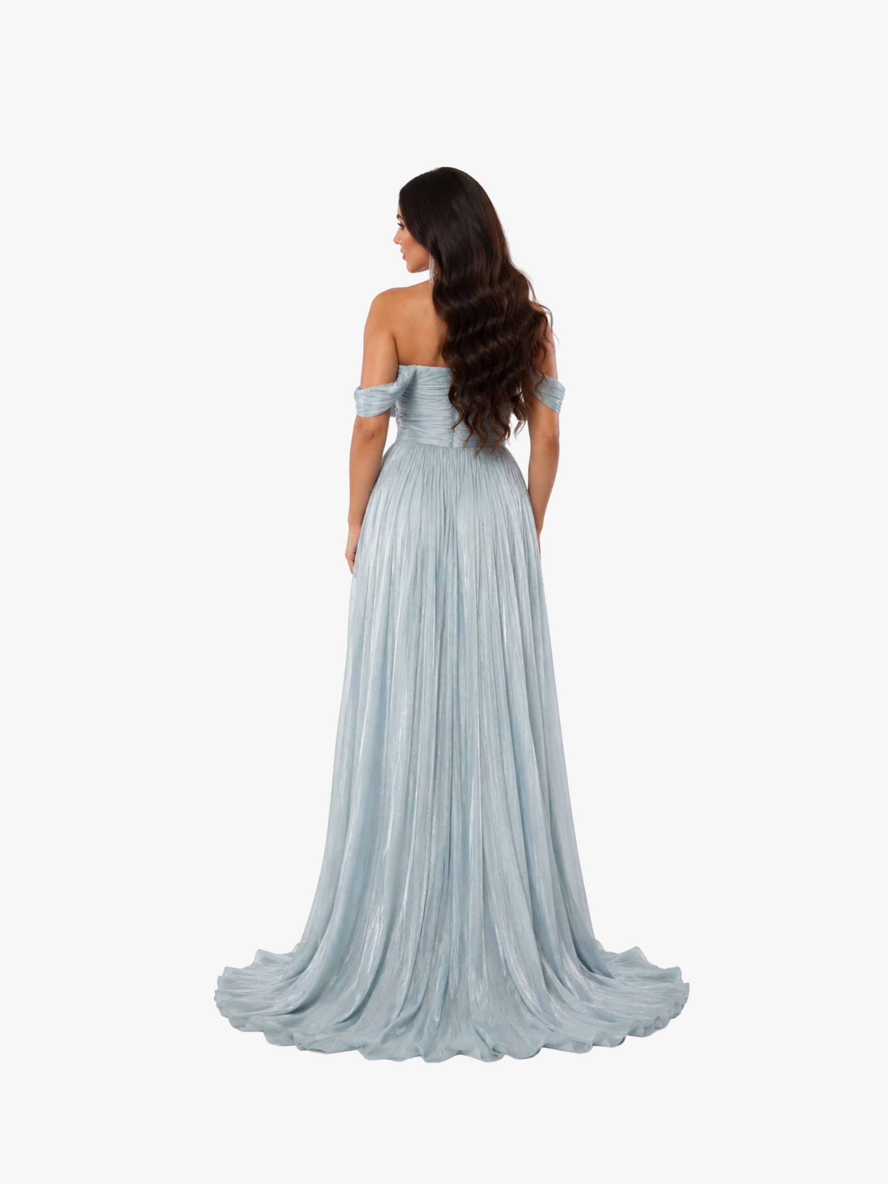 Rochie Lunga “Marisa”, Baby Blue