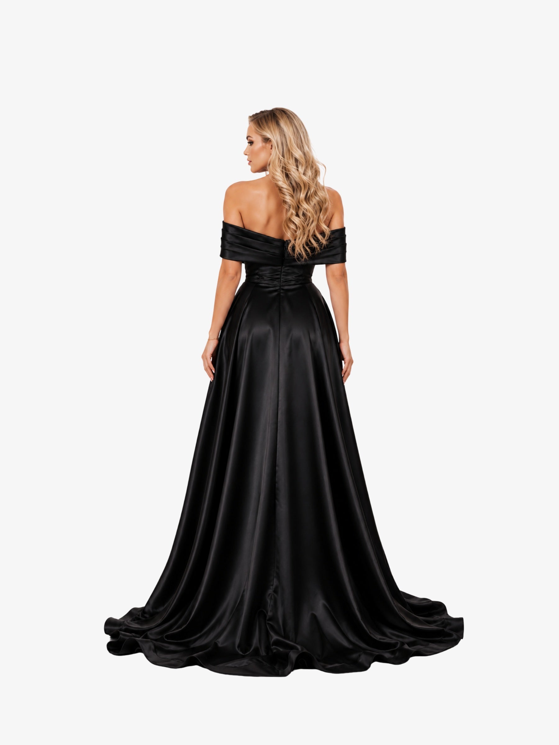 Rochie Lunga “Onyela”, Negru