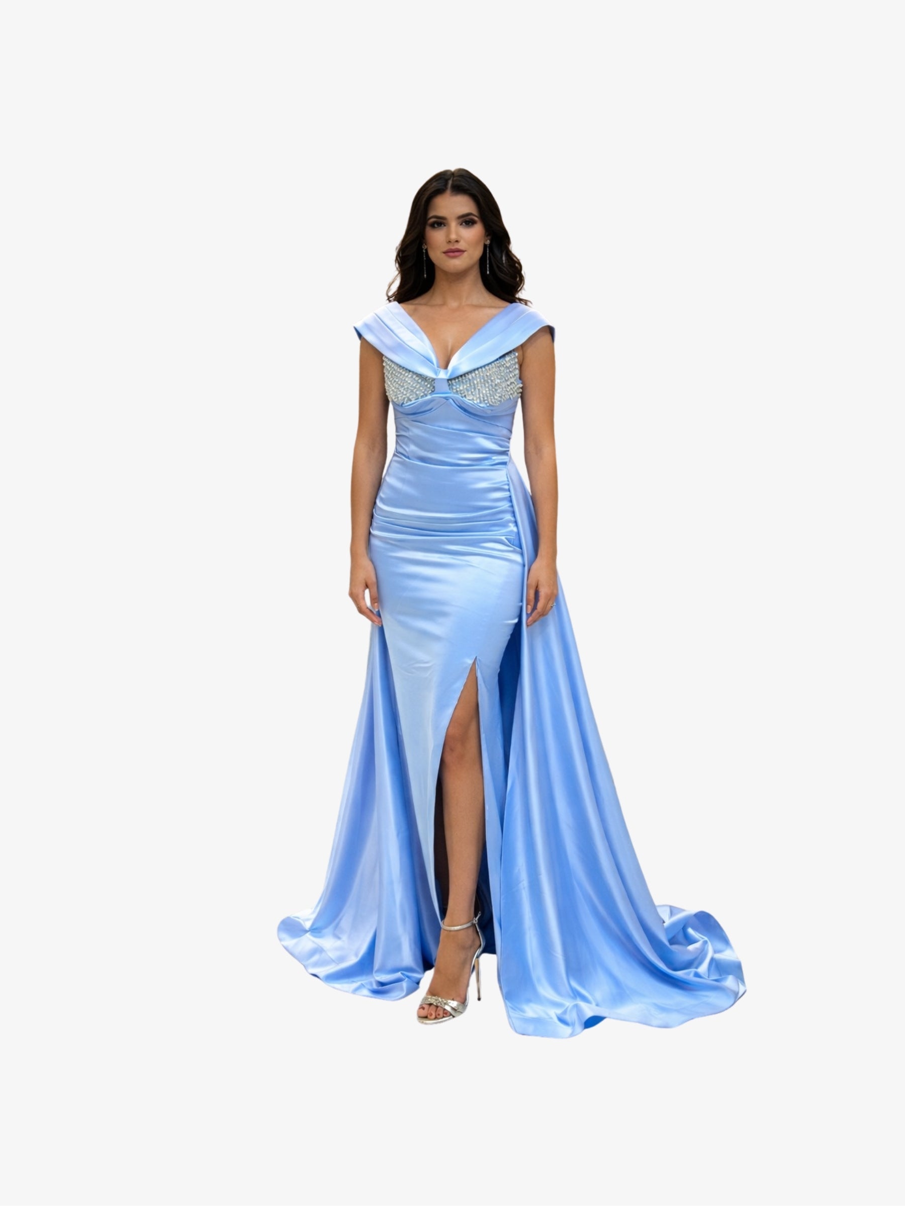 Rochie Lunga “Onyela”, Albastru