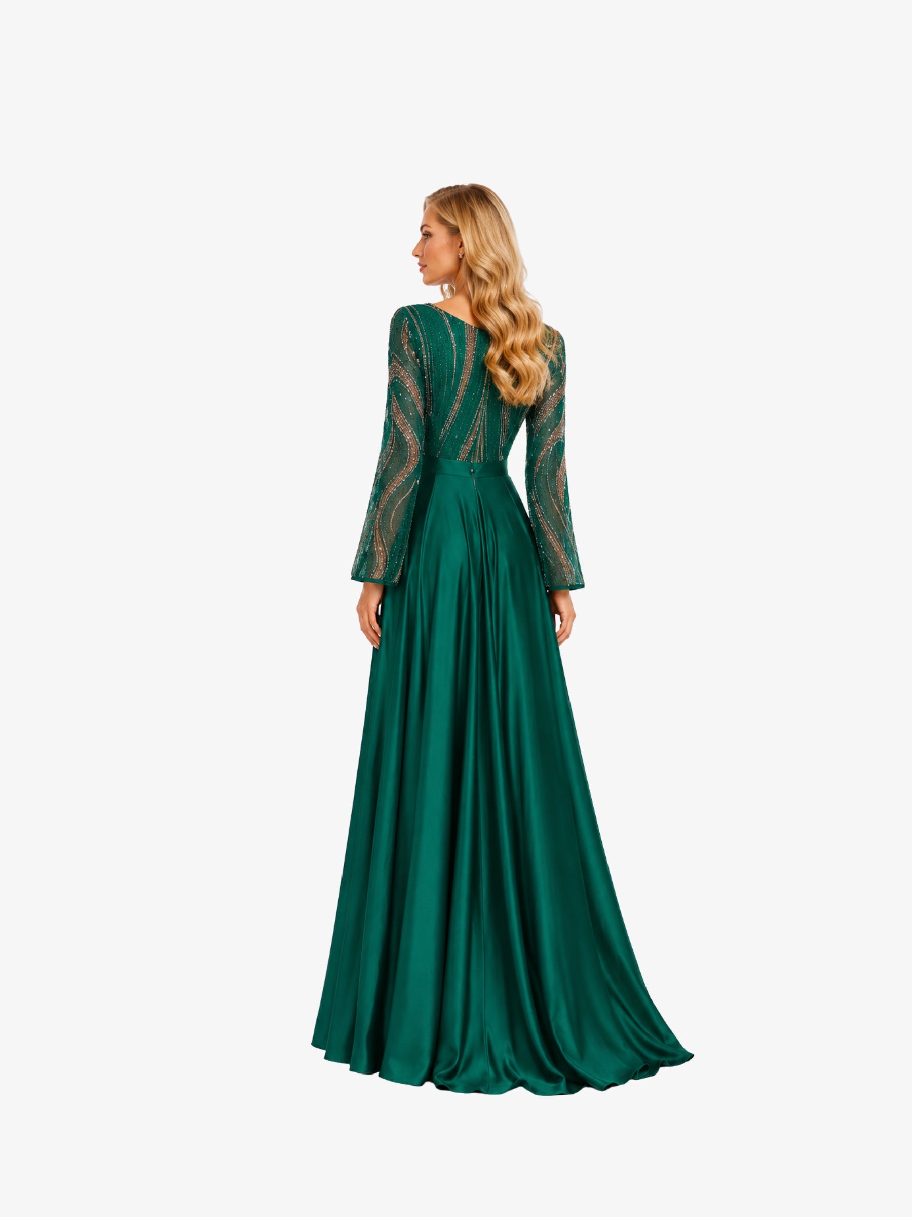 Rochie Lunga “Sicily”, Verde