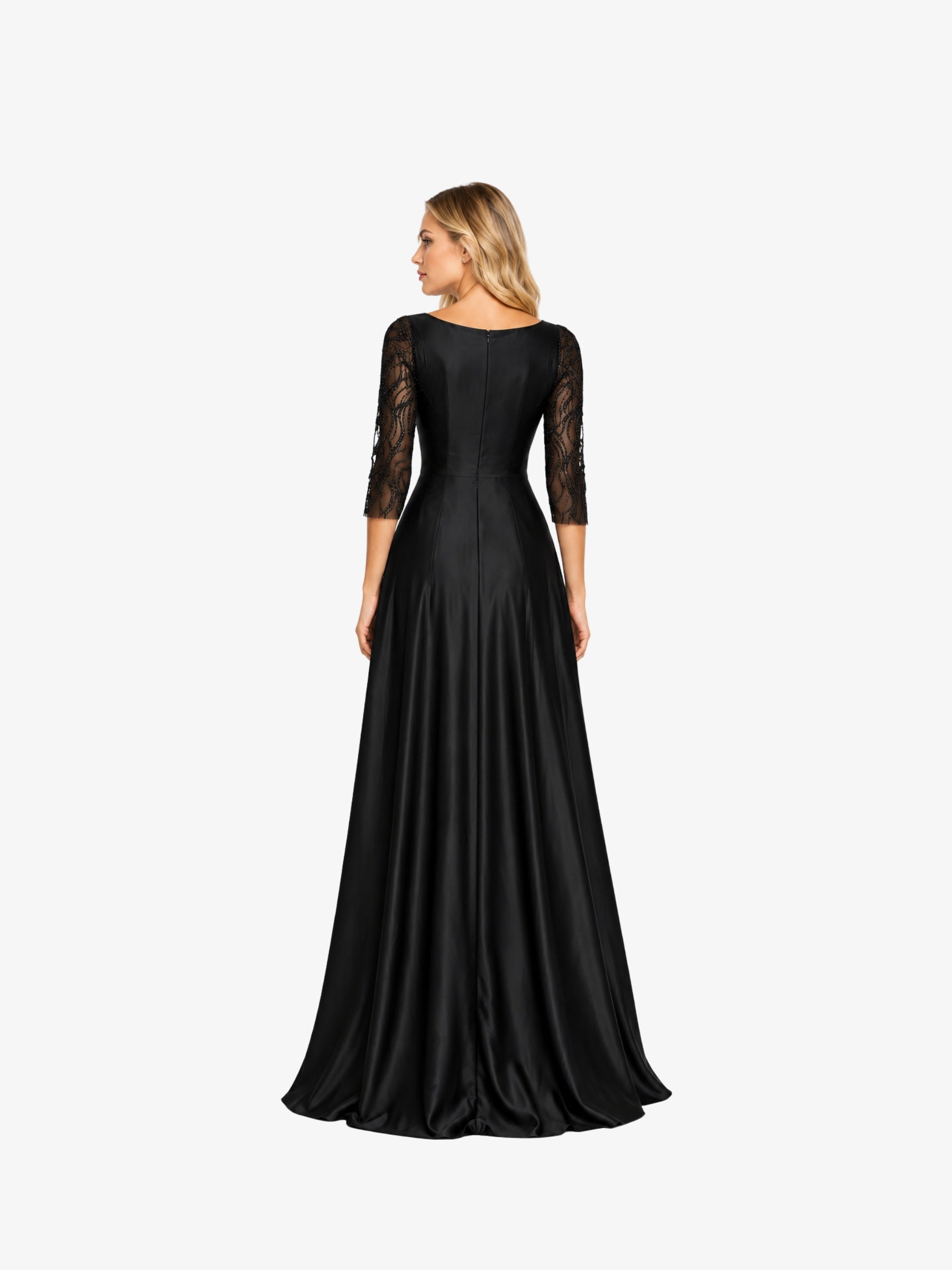 Rochie Lunga “Paloma”, Negru
