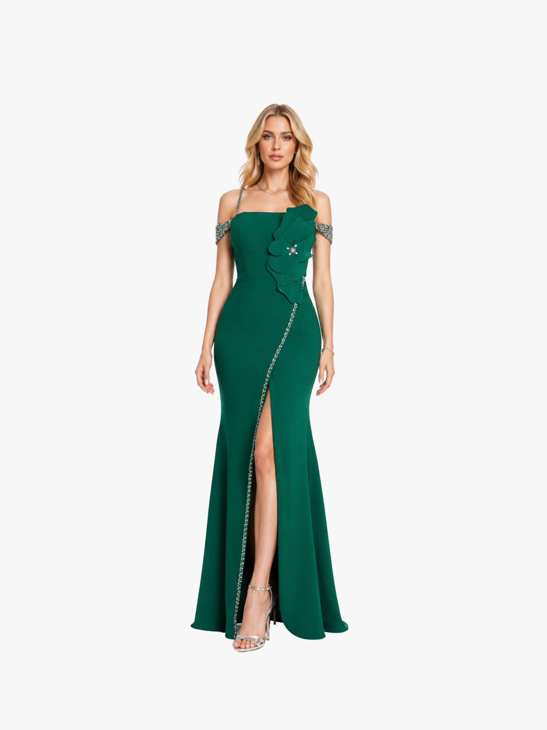 Rochie Lunga “Daphne”, Verde