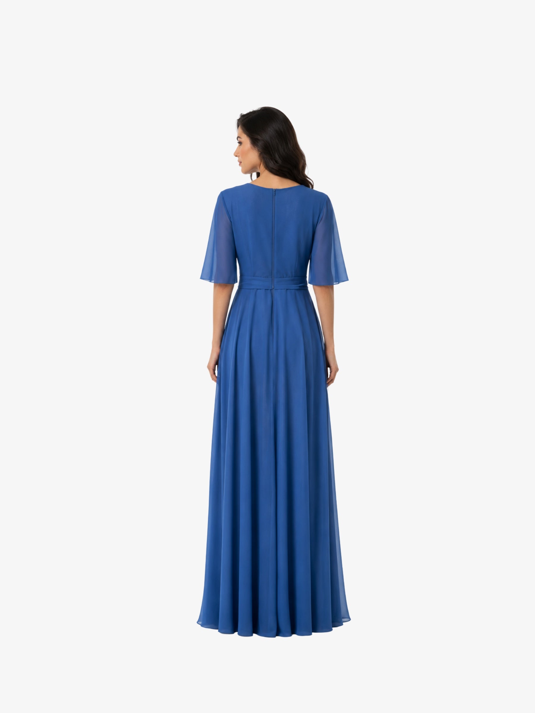 Rochie Lunga “Eleonor”, Albastru