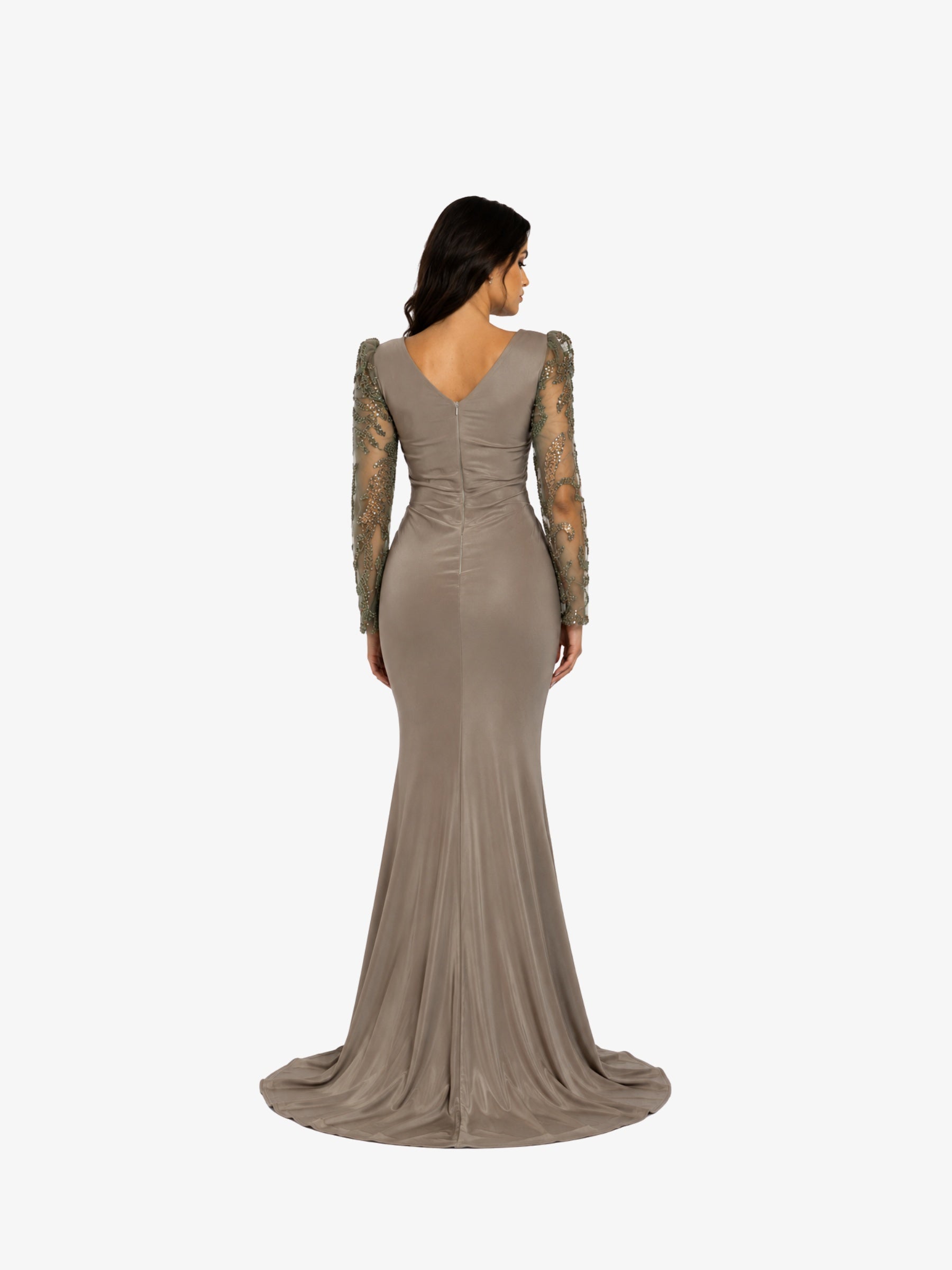 Rochie Lunga "Iazira", Gri