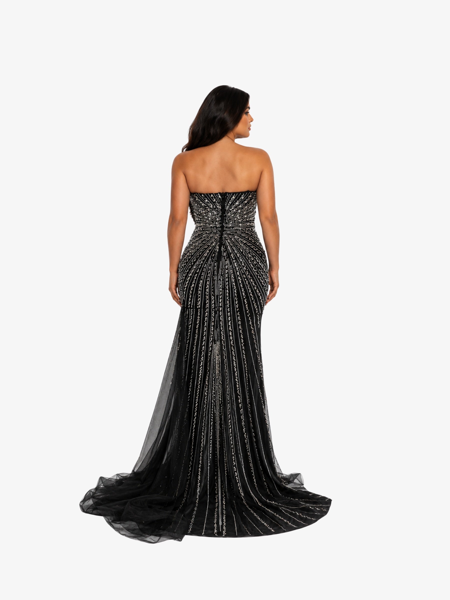Rochie Lunga "Velorya Luxury", Negru