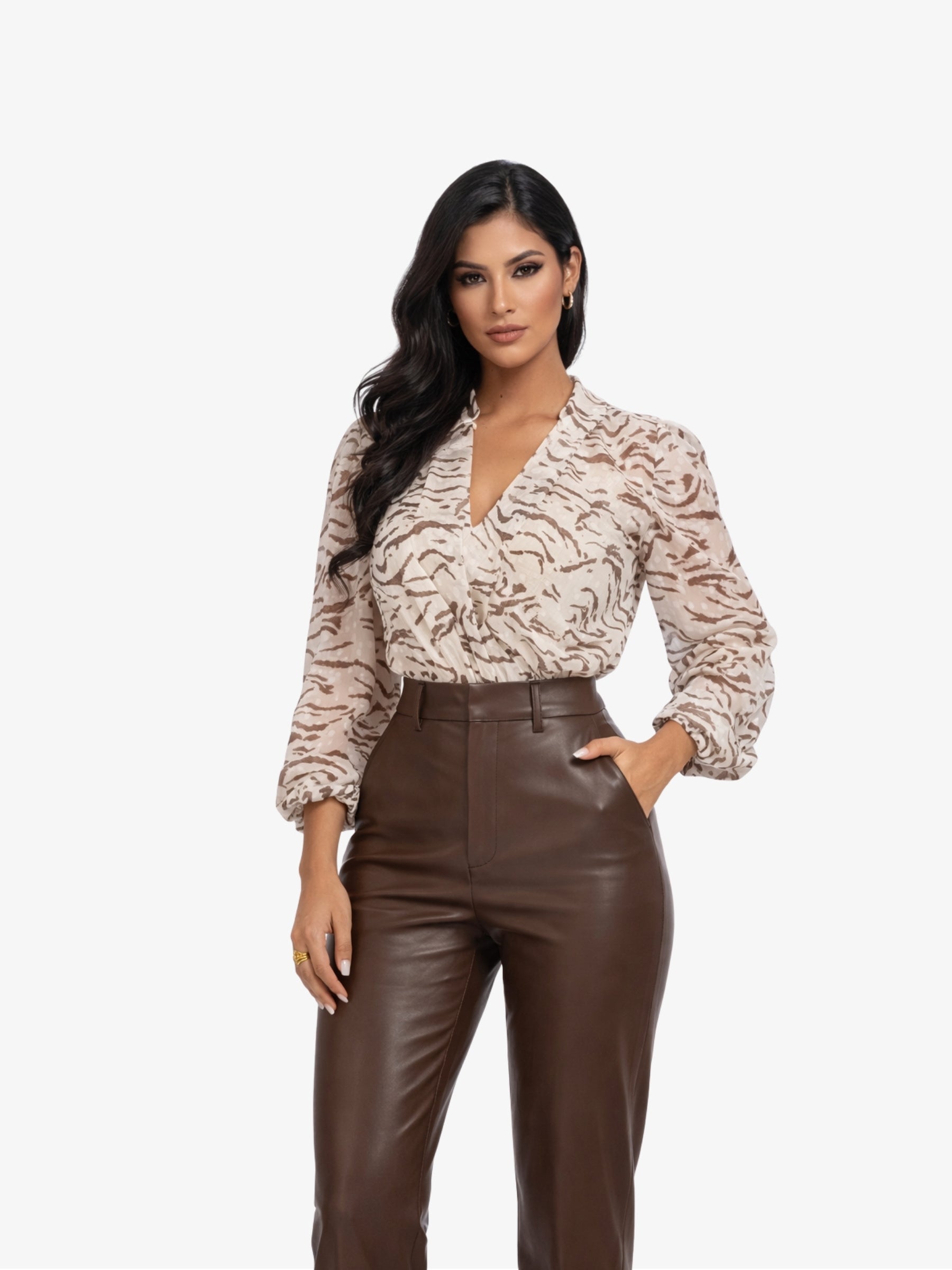 Camasa Eleganta “Sherin”, Maro