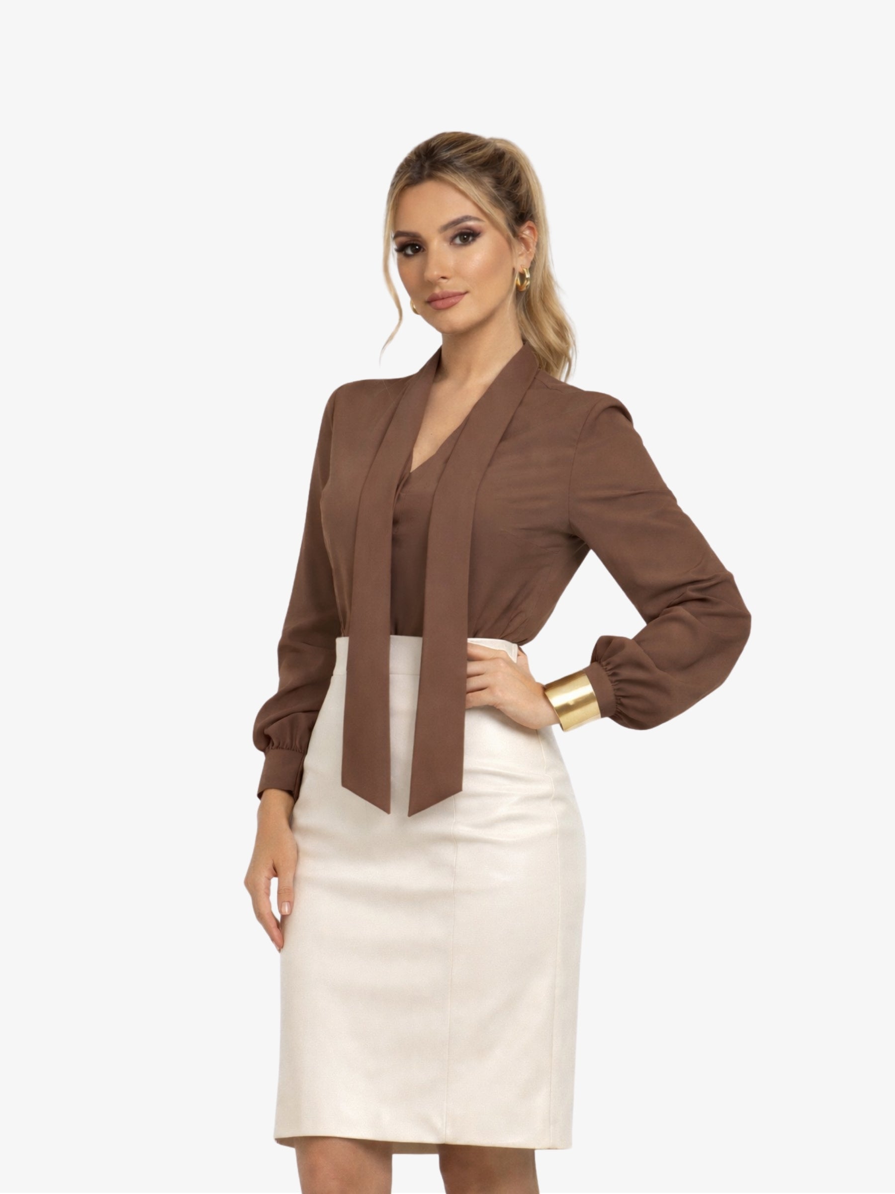 Camasa Eleganta “Bernice”, Maro