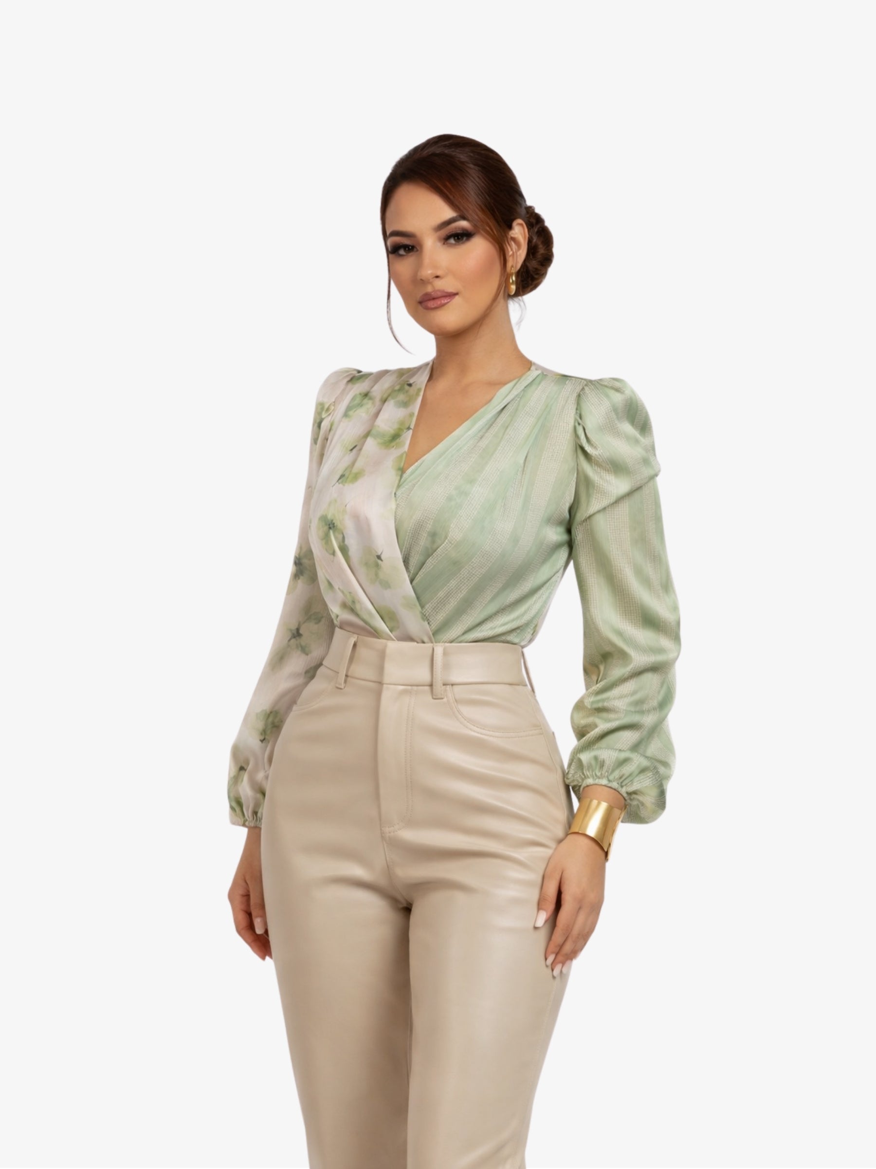 Camasa Eleganta “Relia”, Verde