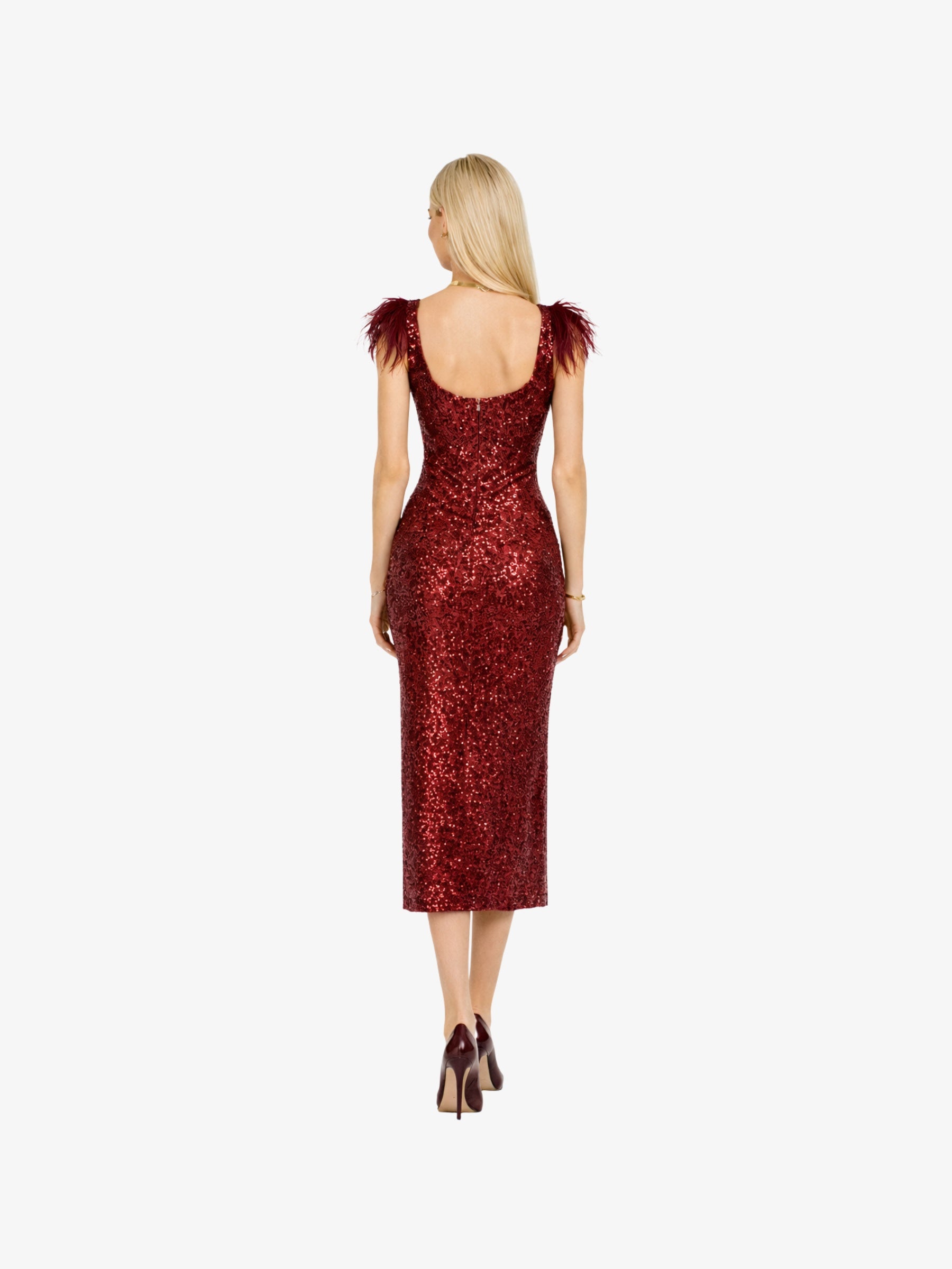 Rochie Scurta "Abbela", Rosu