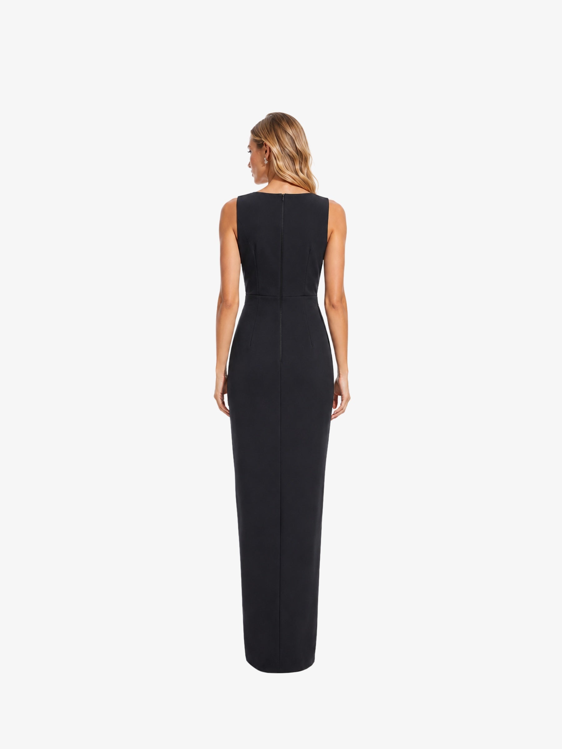 Rochie Lunga “Qania”, Negru