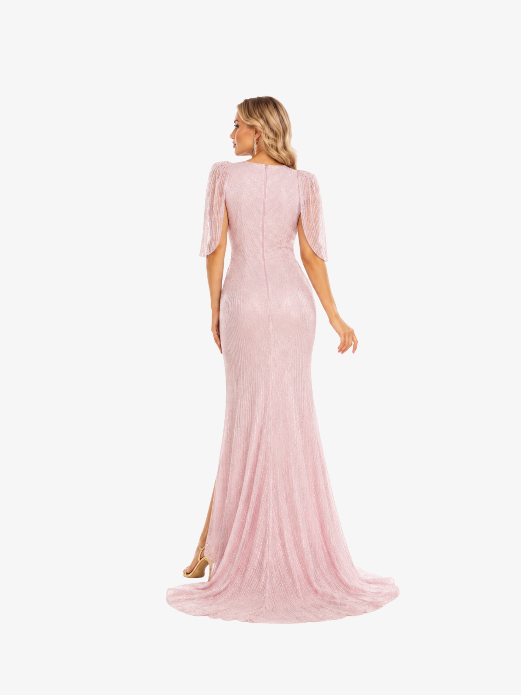 Rochie Eleganta “Marsilia”,Roz