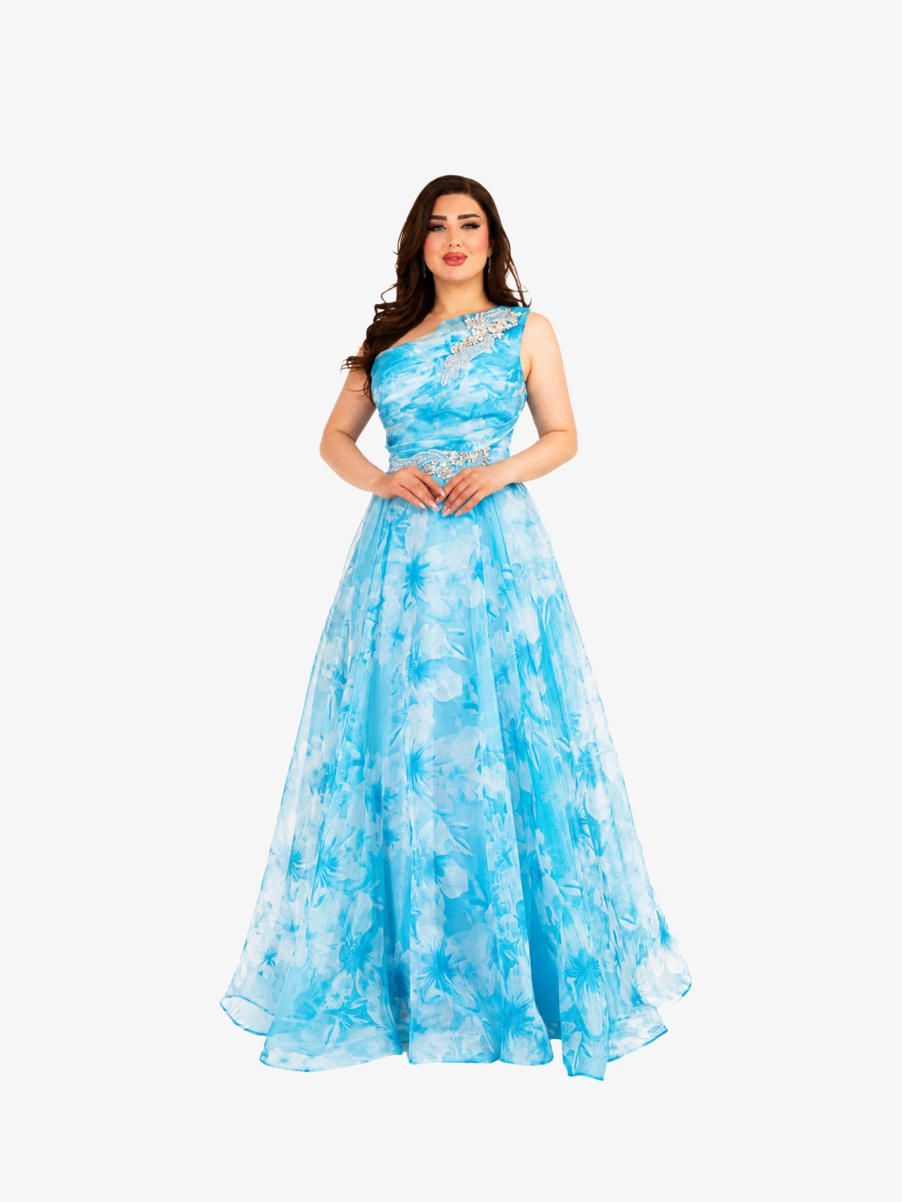 Rochie Eleganta “Magnolia”, Turcoaz