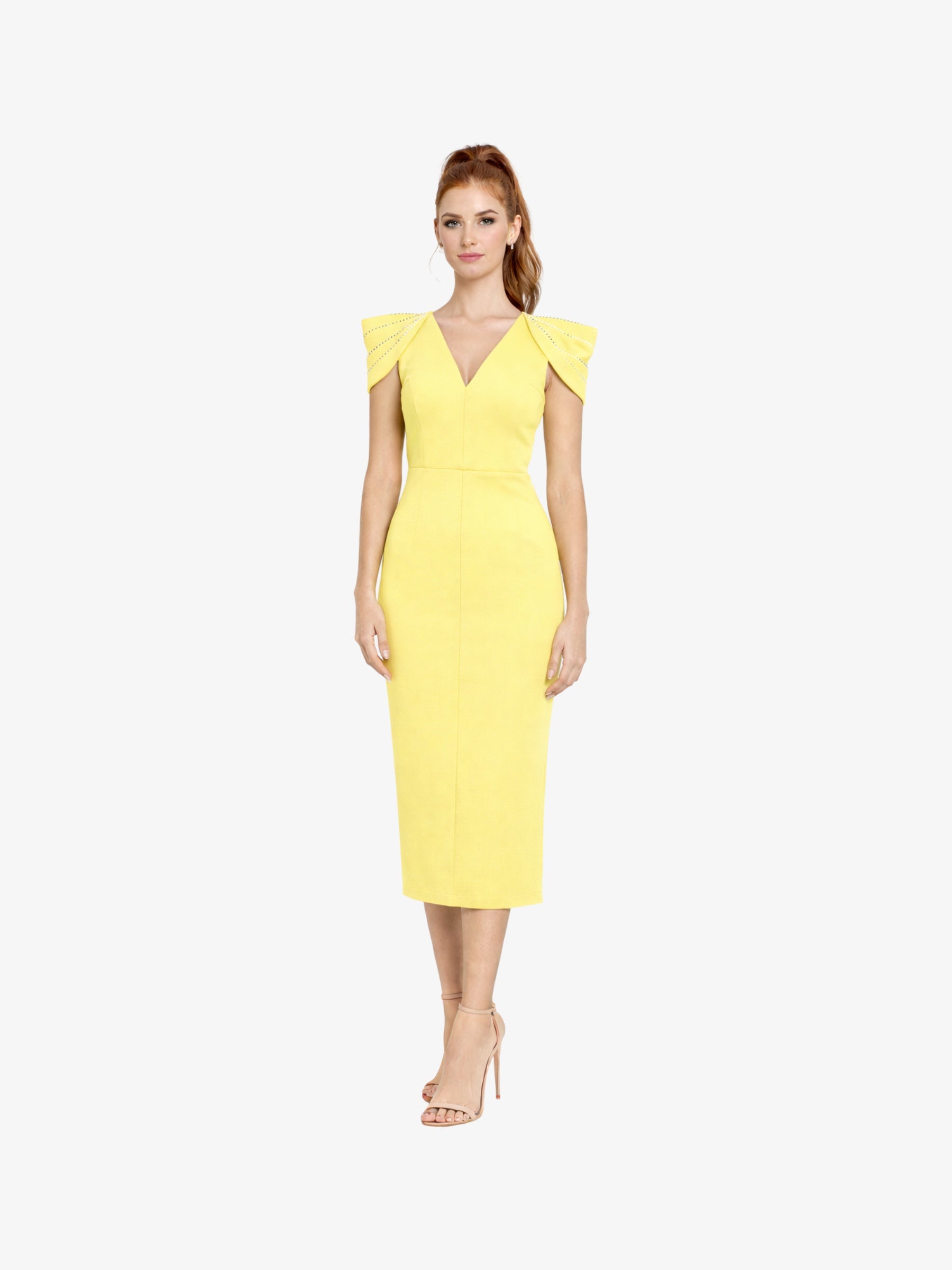 Rochie Lunga "Isabela", Galbena