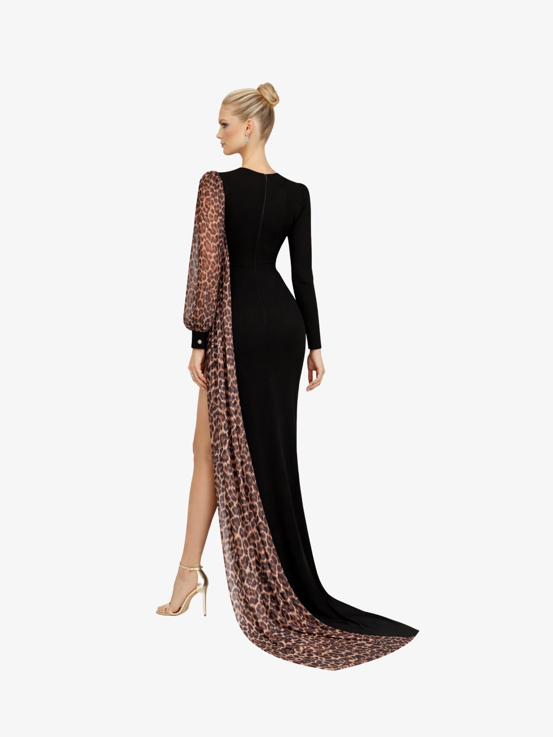 Rochie Midi “Leondina”, Negru