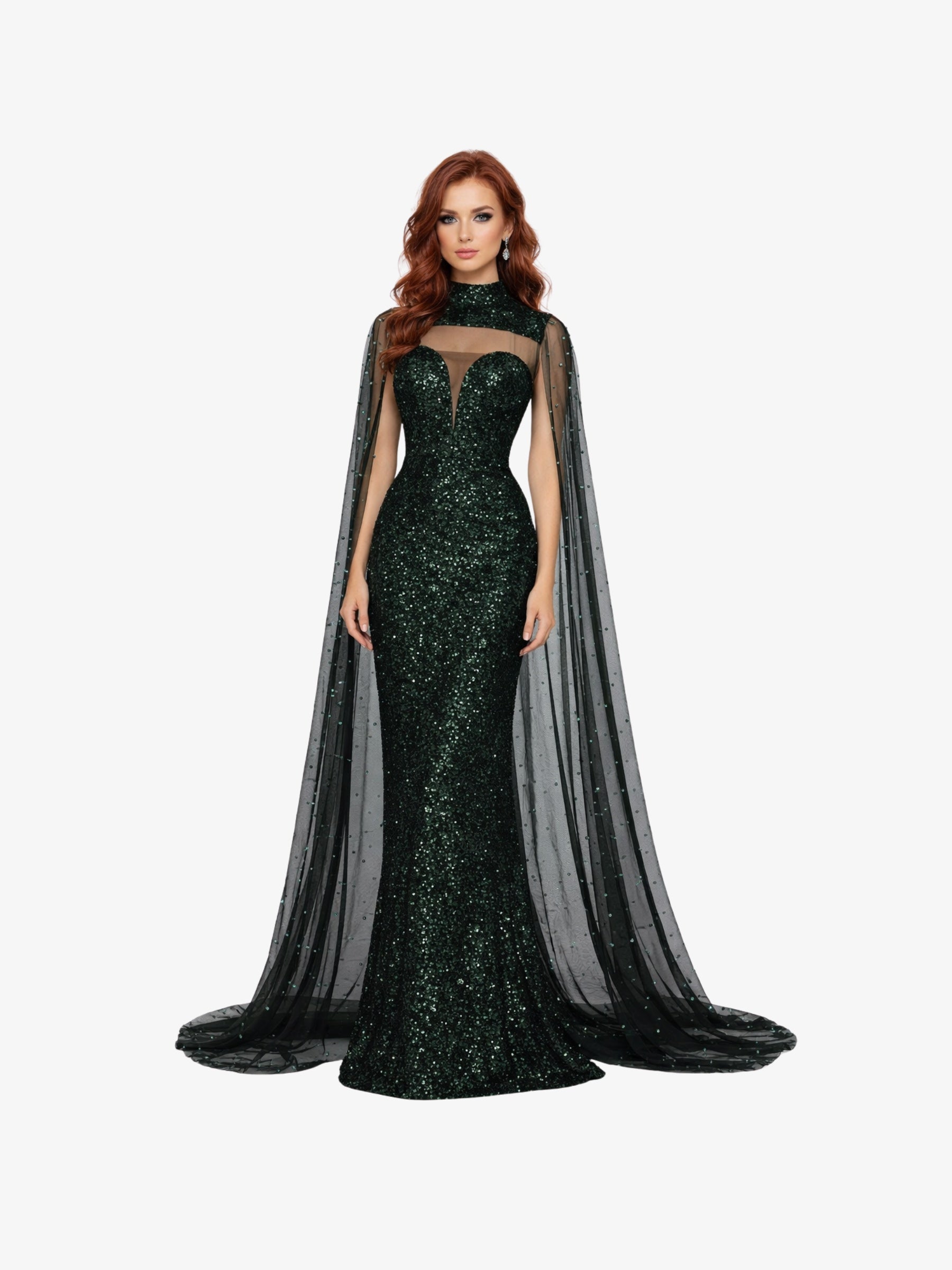 Rochie Lunga “Altesa”, Verde