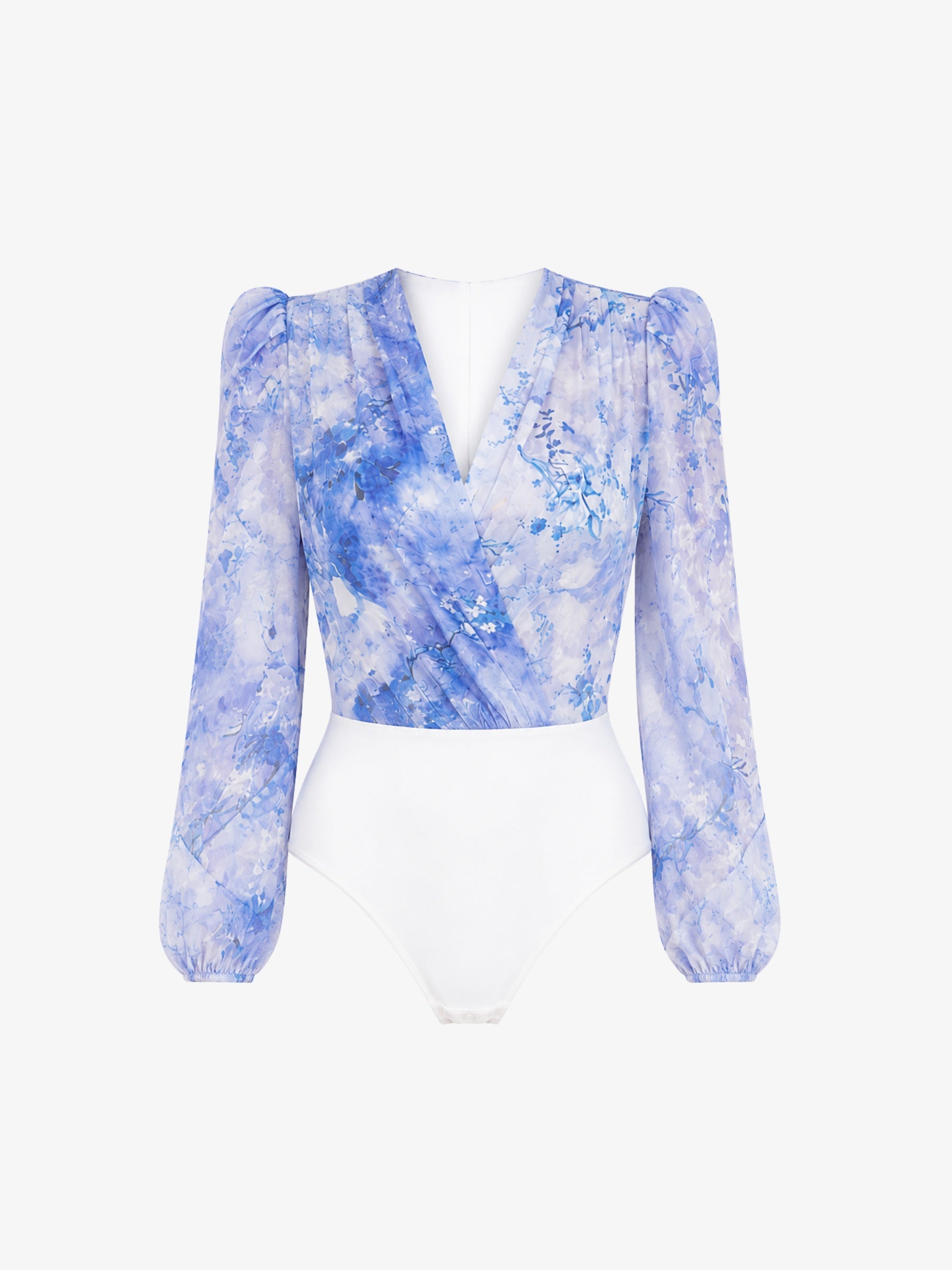 Camasa Eleganta tip Body "Betina", Albastru