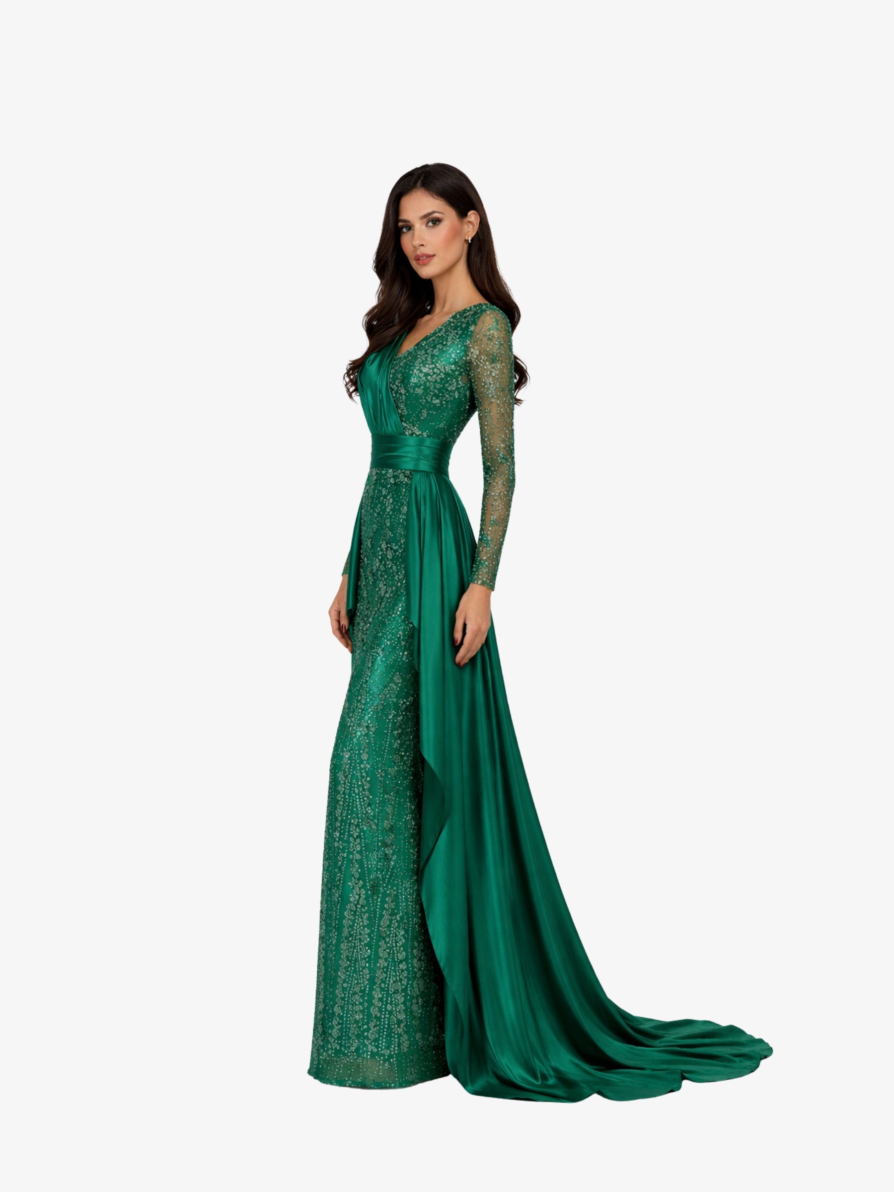 Rochie Eleganta “Latiffa”, Verde