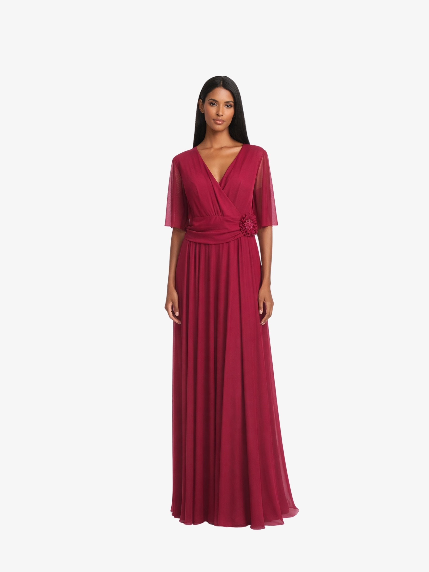 Rochie Lunga “Eleonor”, Fuchsia