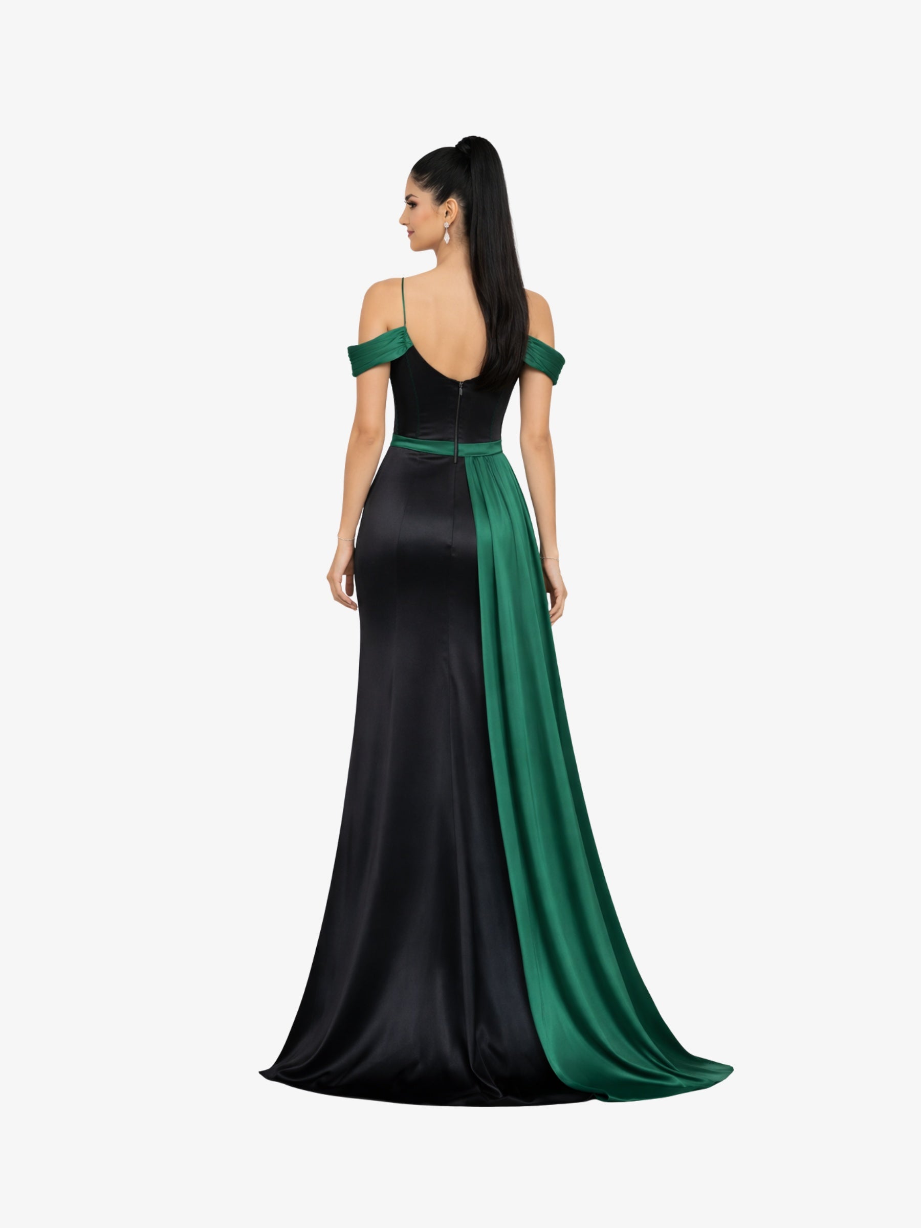 Rochie Lunga “Abiya”, Verde