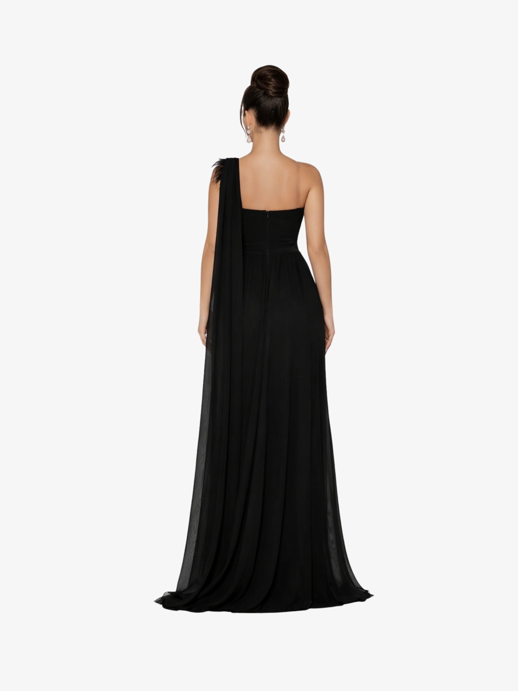 Rochie Lunga “Abla”, Negru