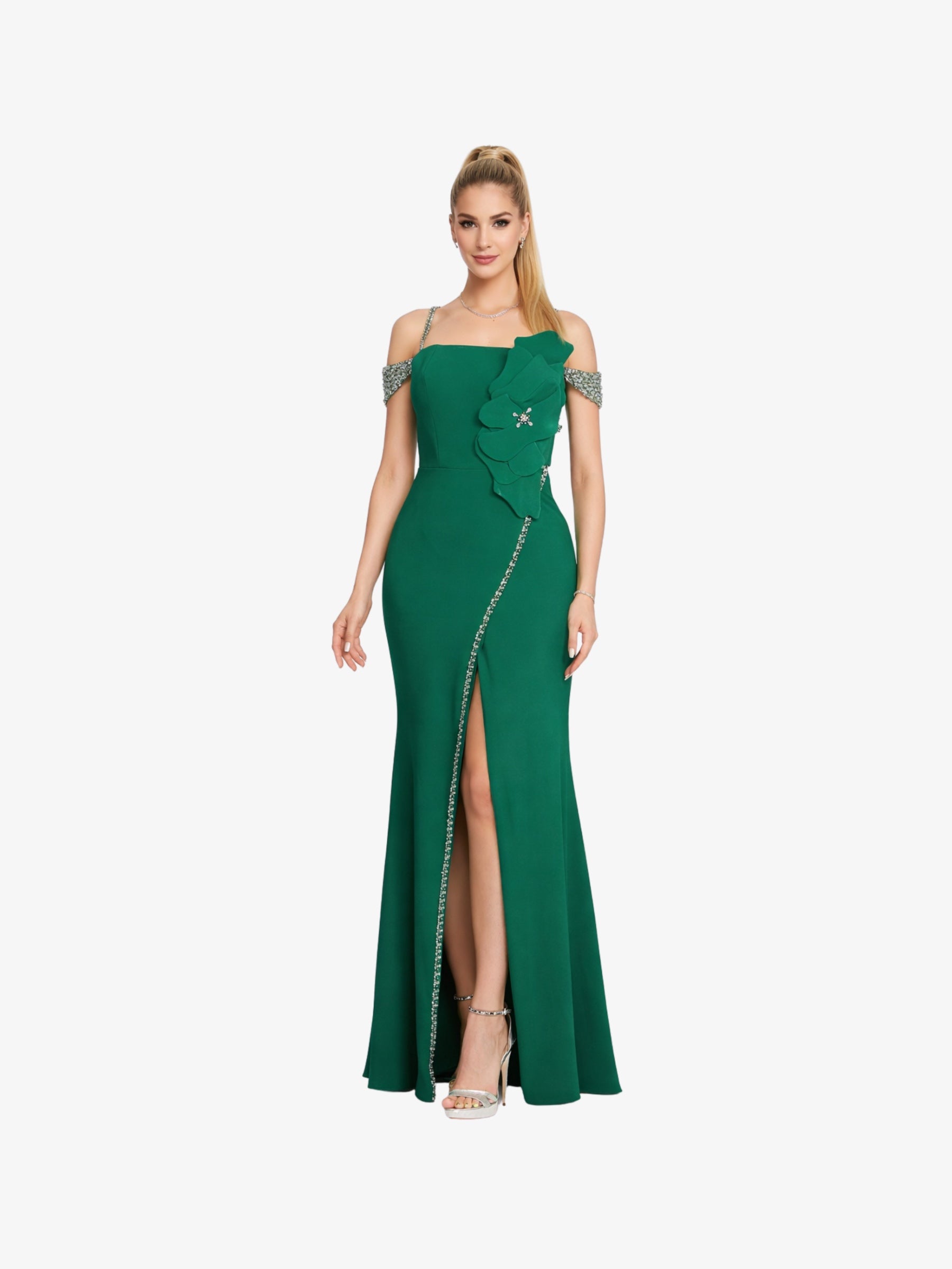 Rochie Lunga “Daphne”, Verde