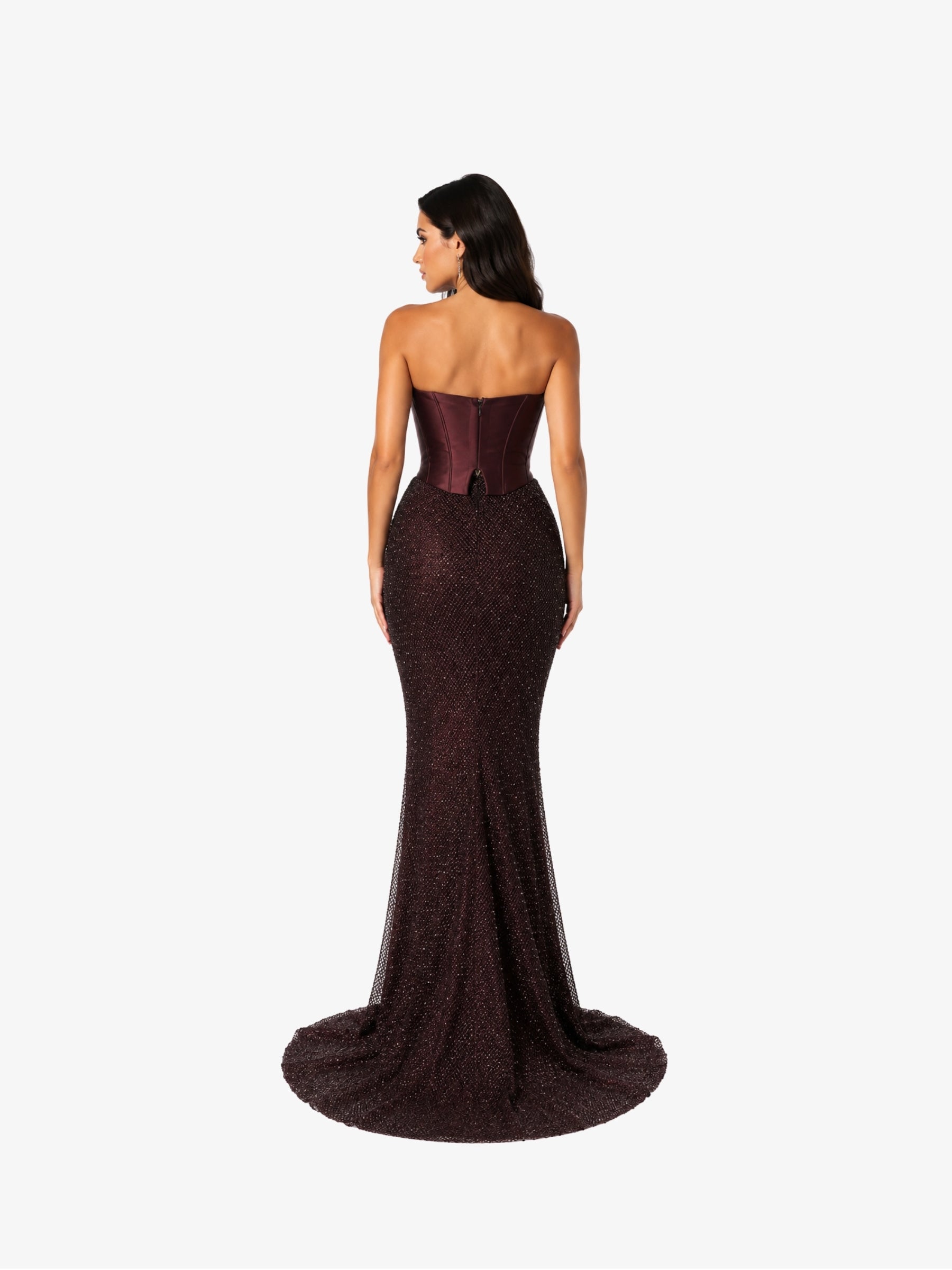 Rochie Eleganta “Marisol”, Maro cu pietre