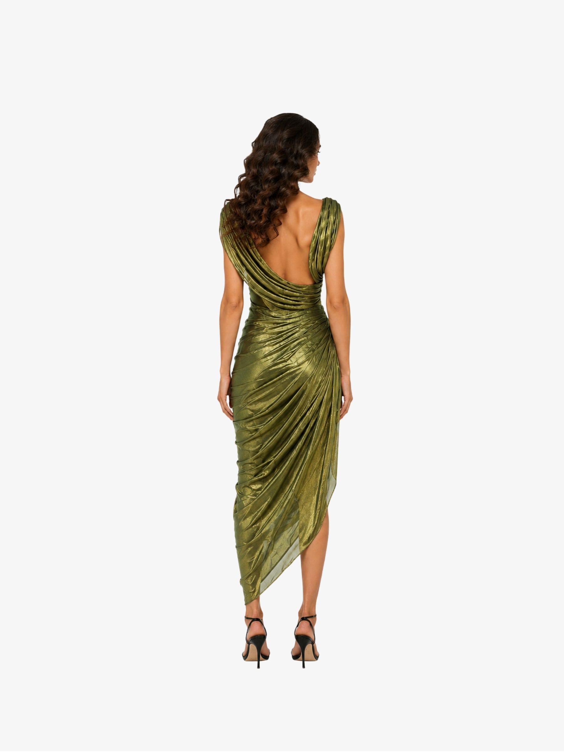 Rochie Midi, “Calypso”, Verde