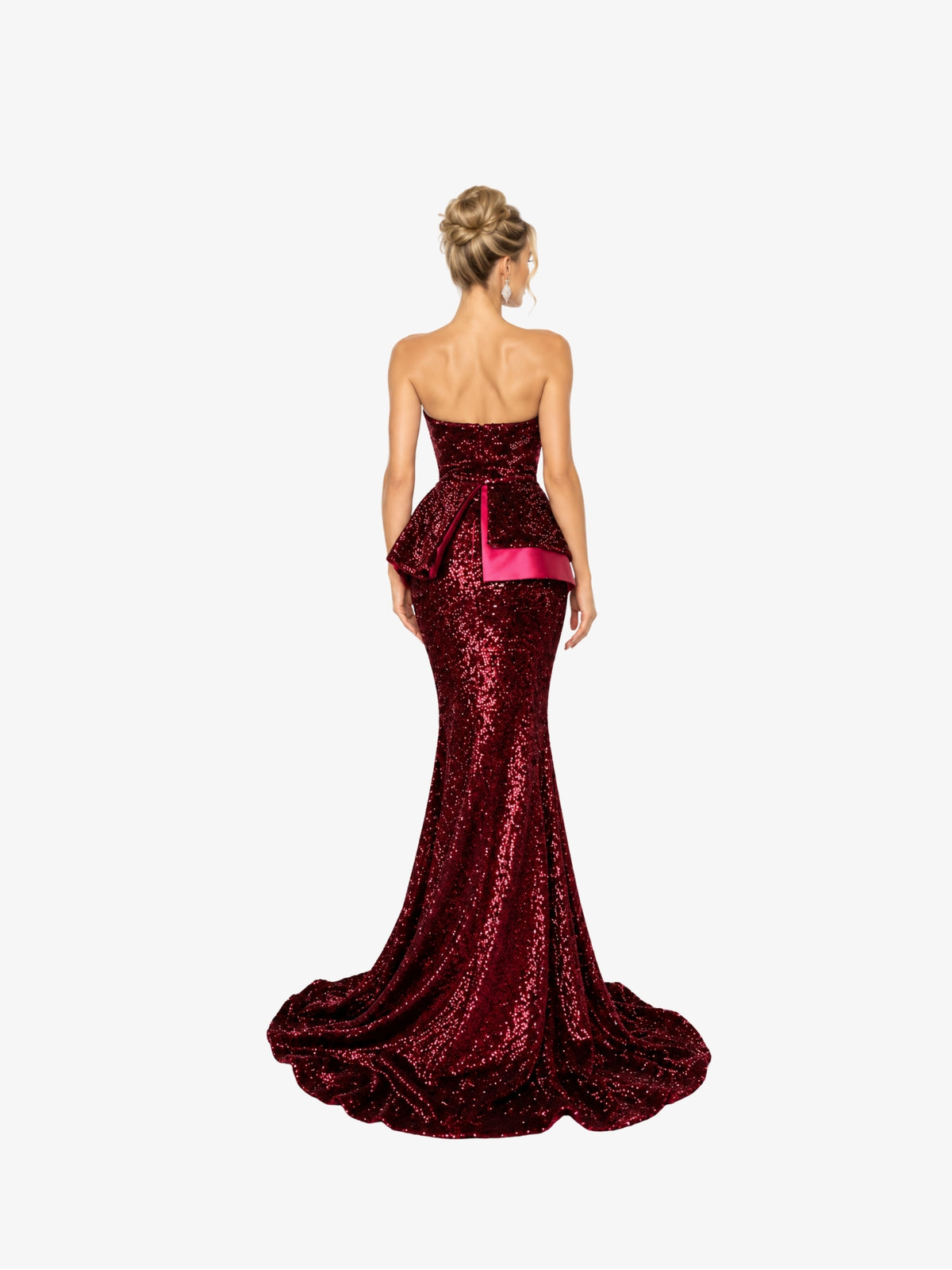 Rochie Luxury “Medina”, Burgundy
