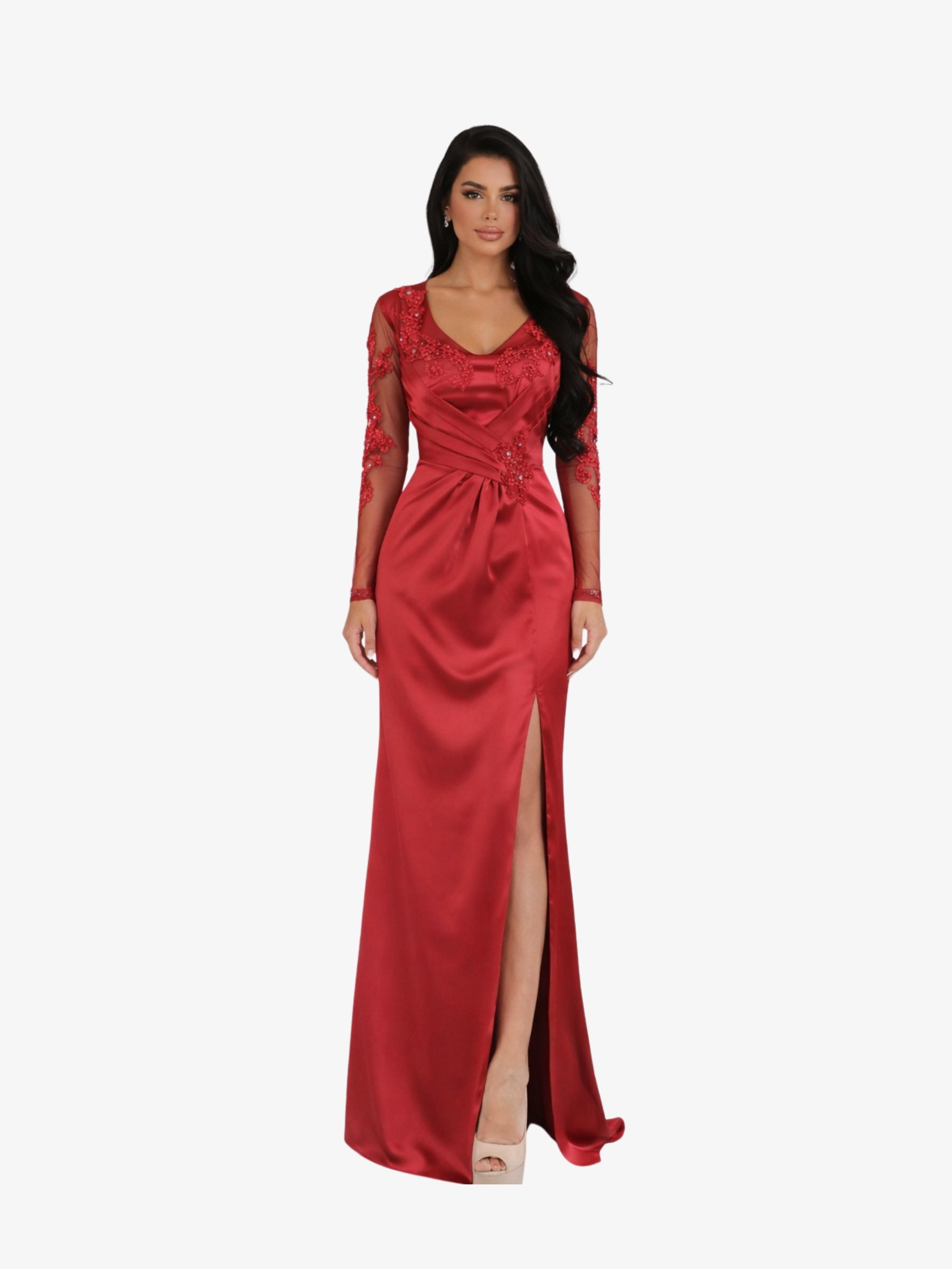 Rochie Lunga “Jessy”, Rosu