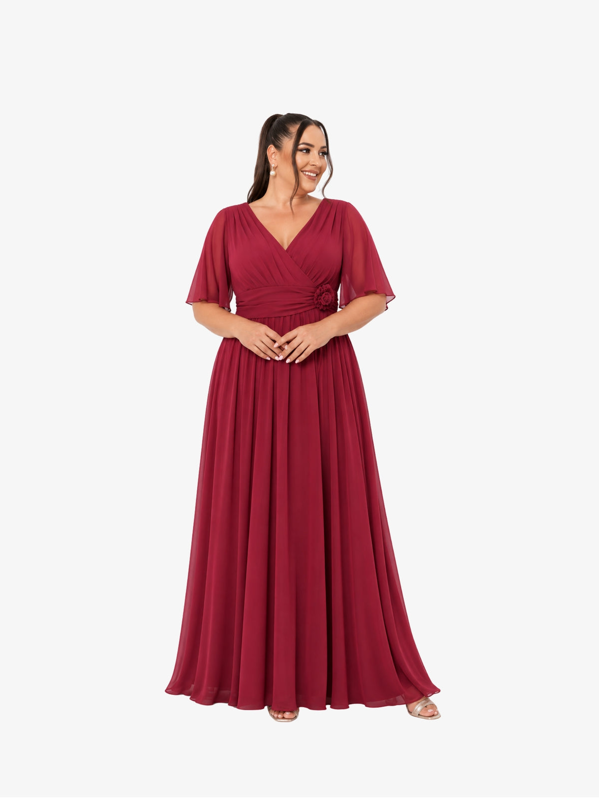 Rochie Lunga “Eleonor”, Fuchsia