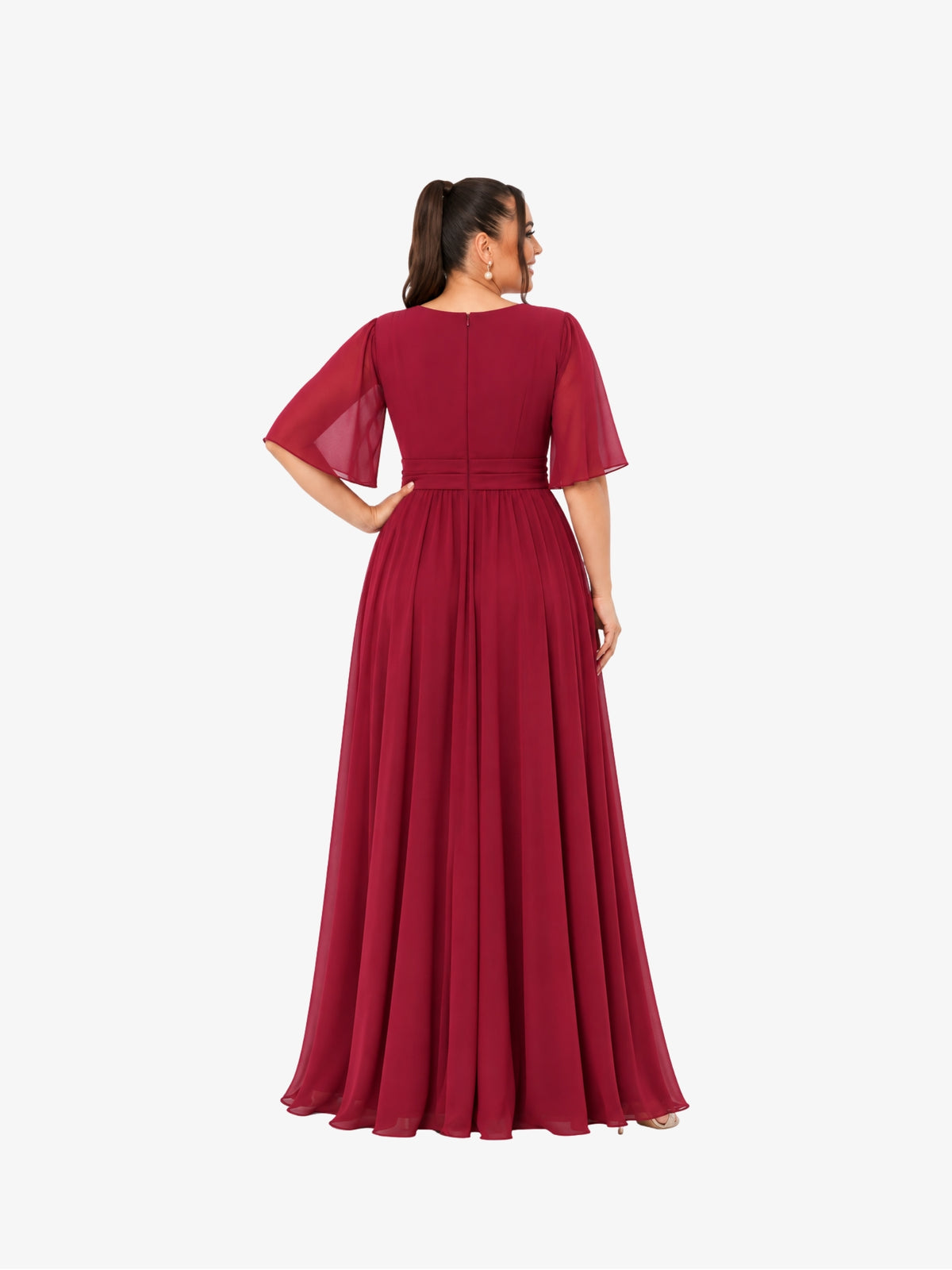 Rochie Lunga “Eleonor”, Fuchsia