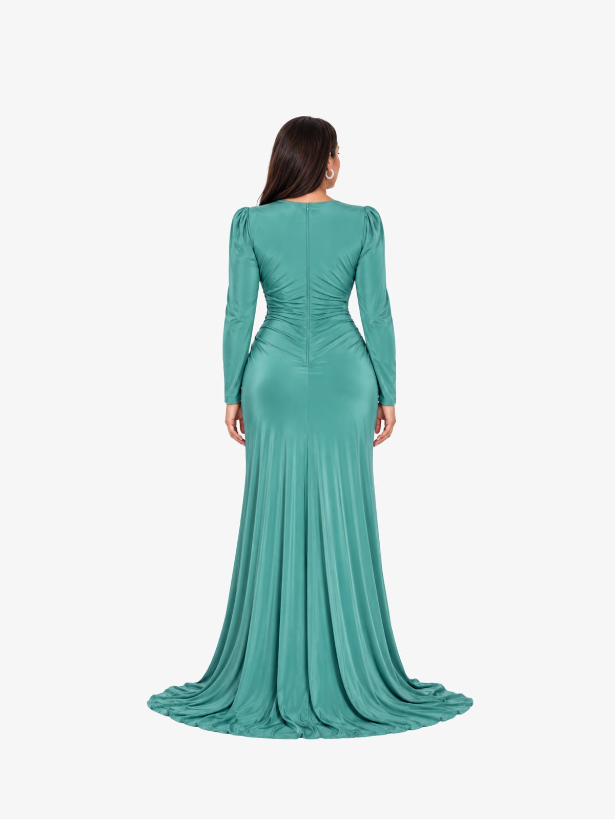 Rochie Lunga "Irma", Turcoaz