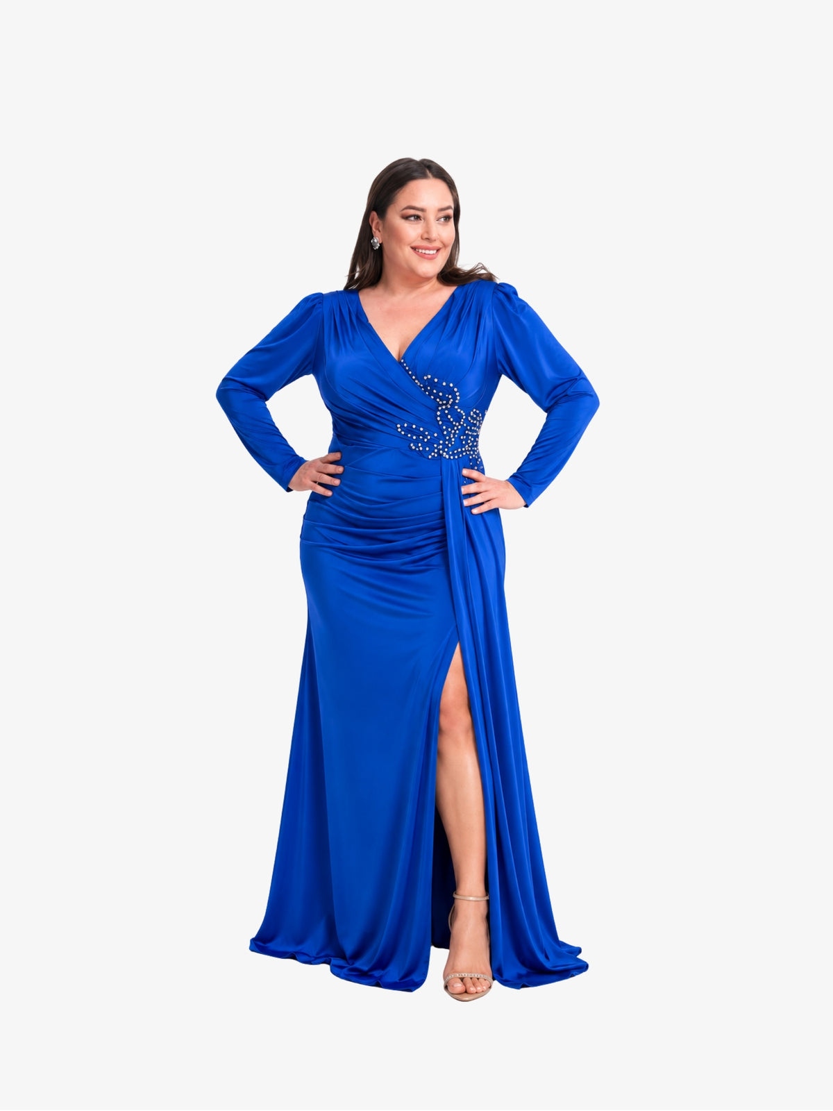 Rochie Lunga "Ofelia", Albastru