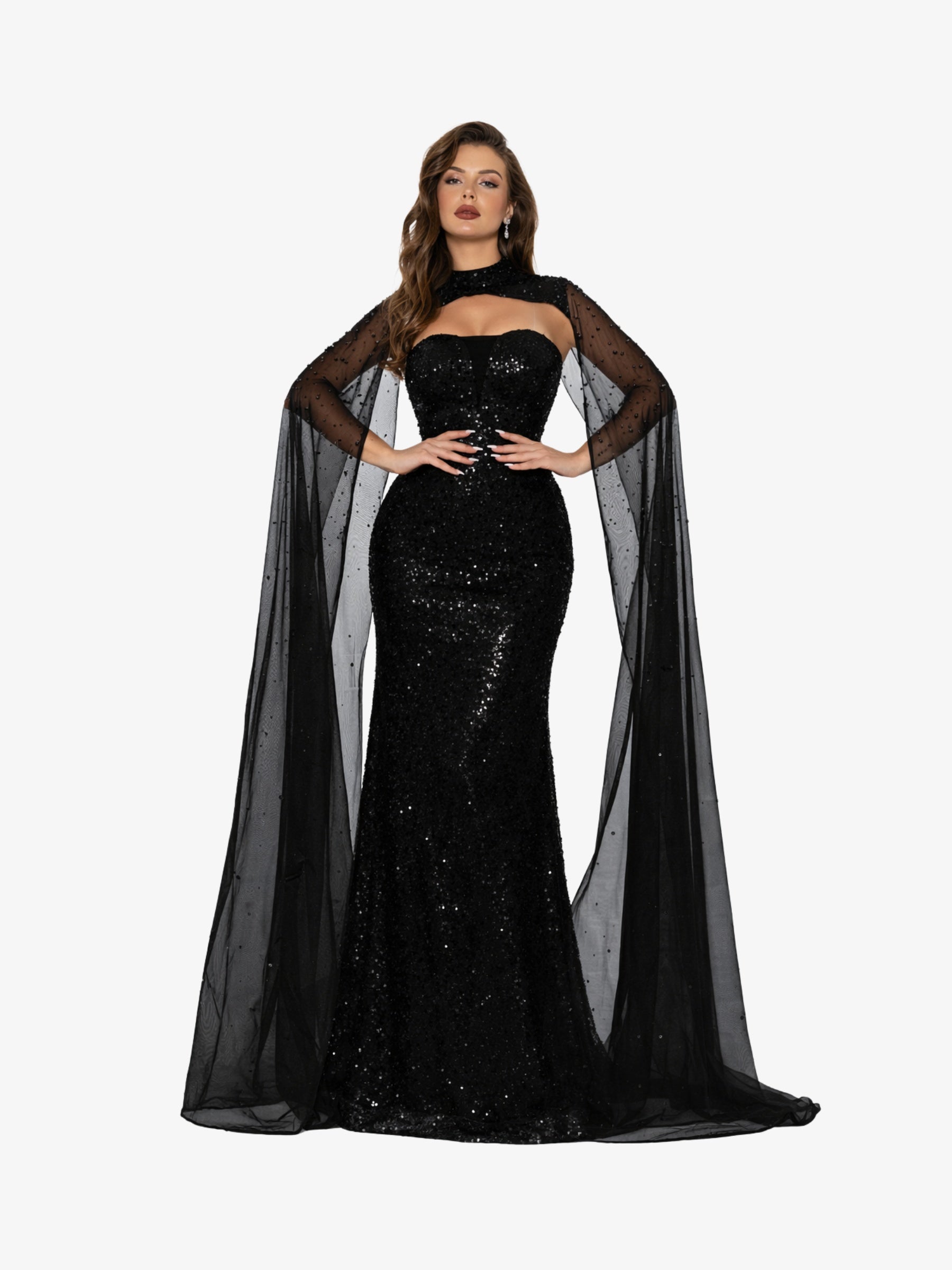 Rochie Lunga “Altesa”, Negru