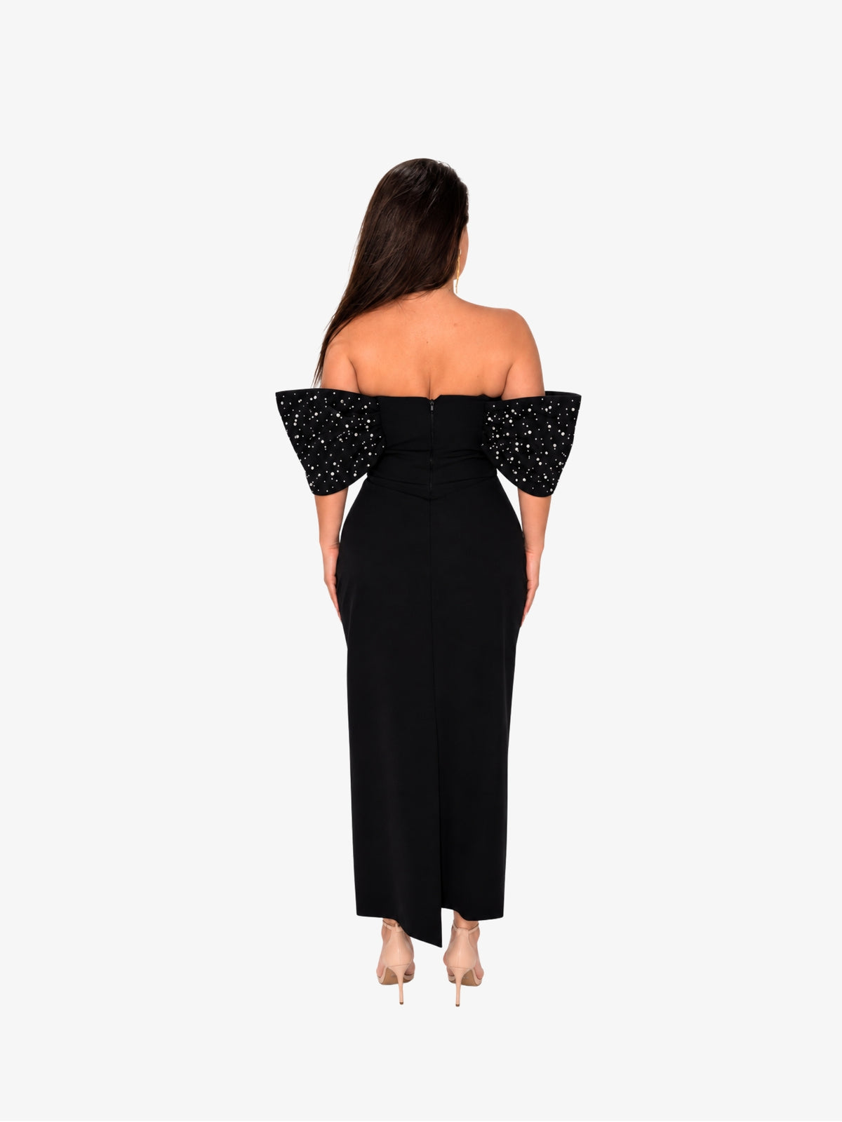 Rochie Midi “Jasmine” Negru