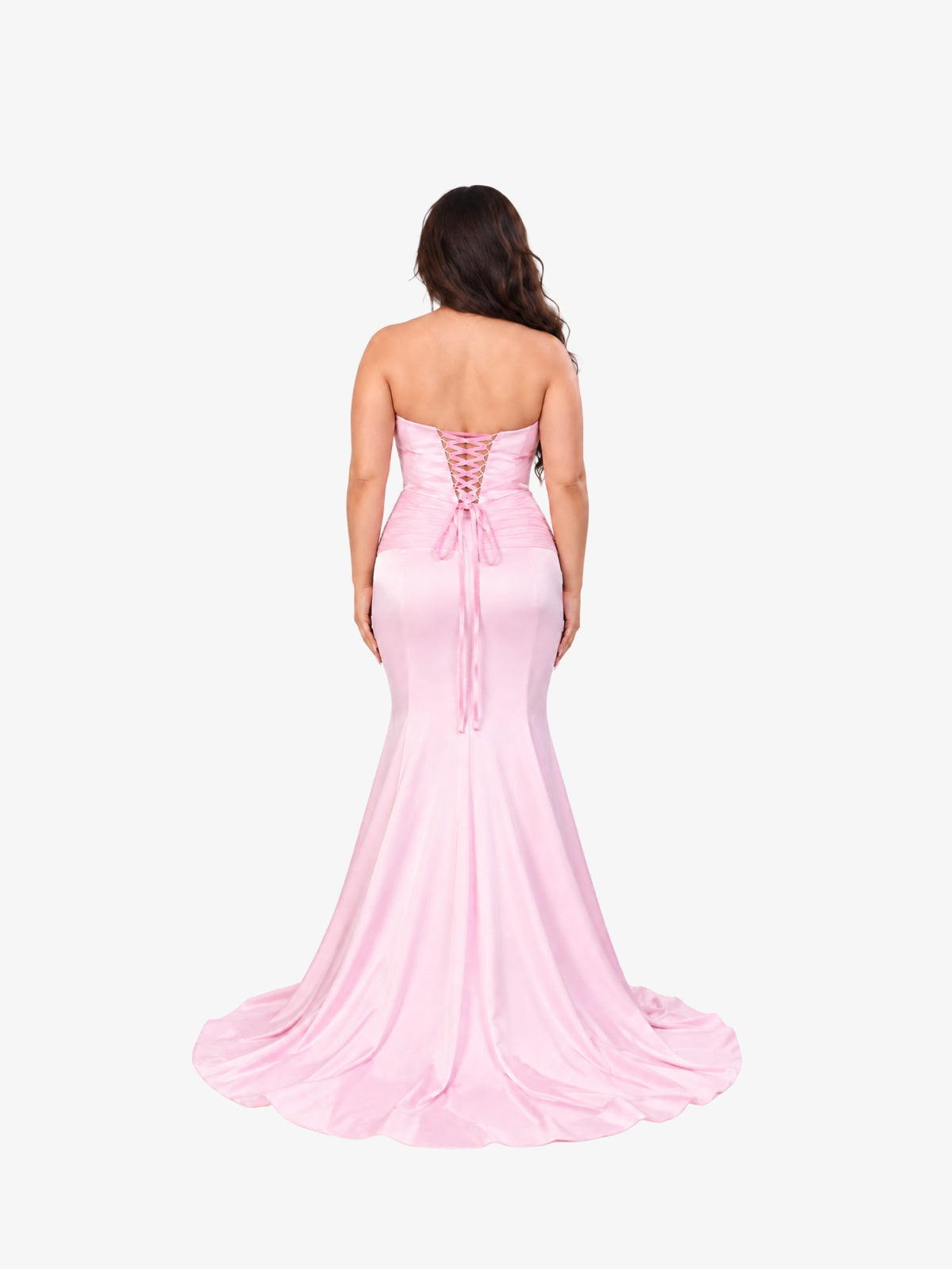 Rochie Luxury cu Corset “ Damasc”, Roz