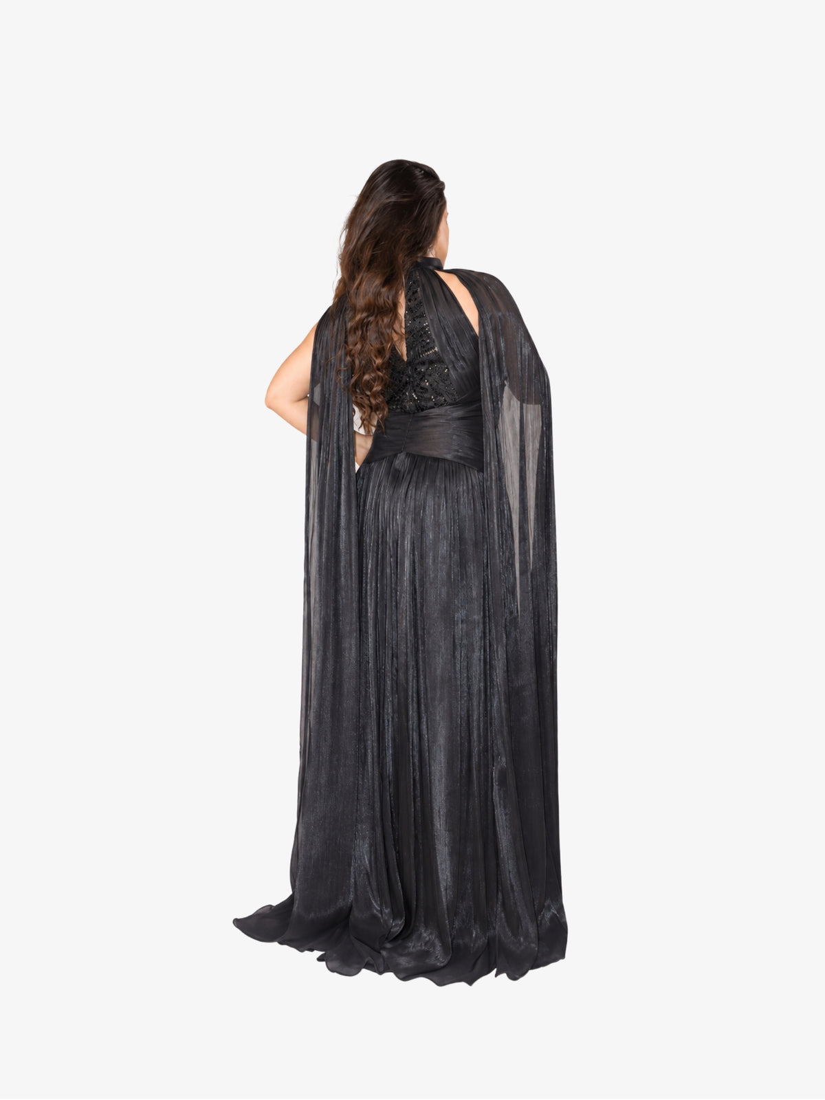 Rochie Lunga “Agatha”, Negru