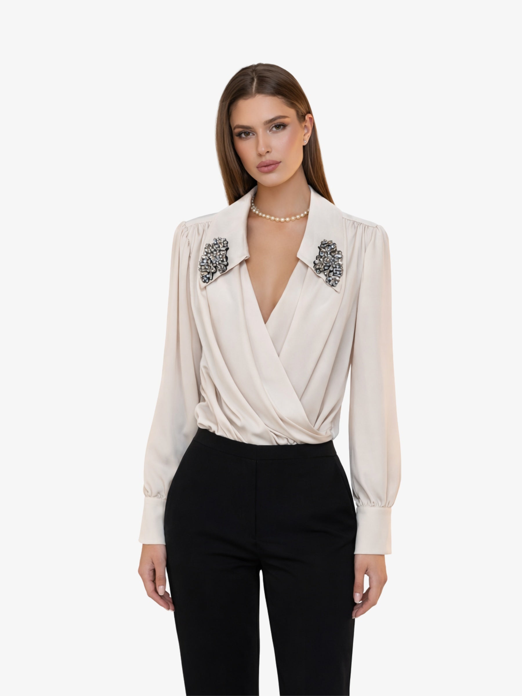 Camasa Eleganta “Catina”, Alb